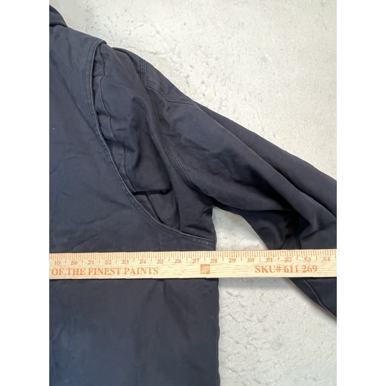 Vintage Brazos Jacket Bomber Hooded Canvas Full Zip Black 2XL Men Size US XXL / EU 58 / 5 - 3 Thumbnail
