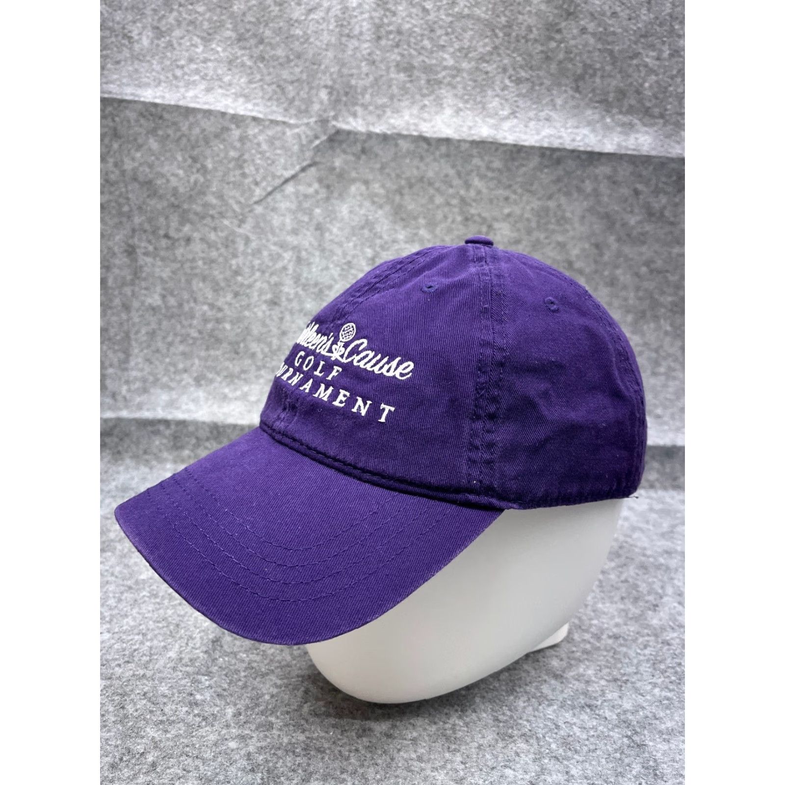 Vintage Cap America Golf Hat Cap Adjustable Purple Cotton Fundraiser - One Size Unisex Adults - Twill Beanie/Cap for Casual Wear & Logo Theme Size ONE SIZE - 4 Thumbnail
