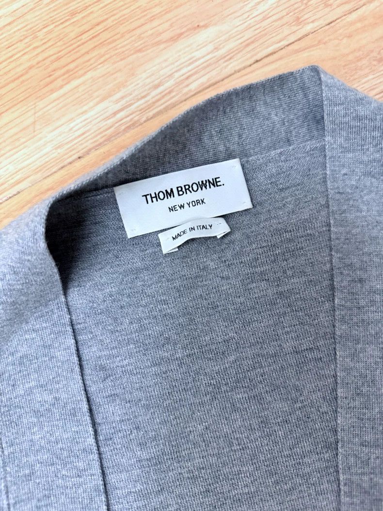 Thom Browne Thom Browne Gray overcoat Size US XS / EU 42 / 0 - 2 Thumbnail