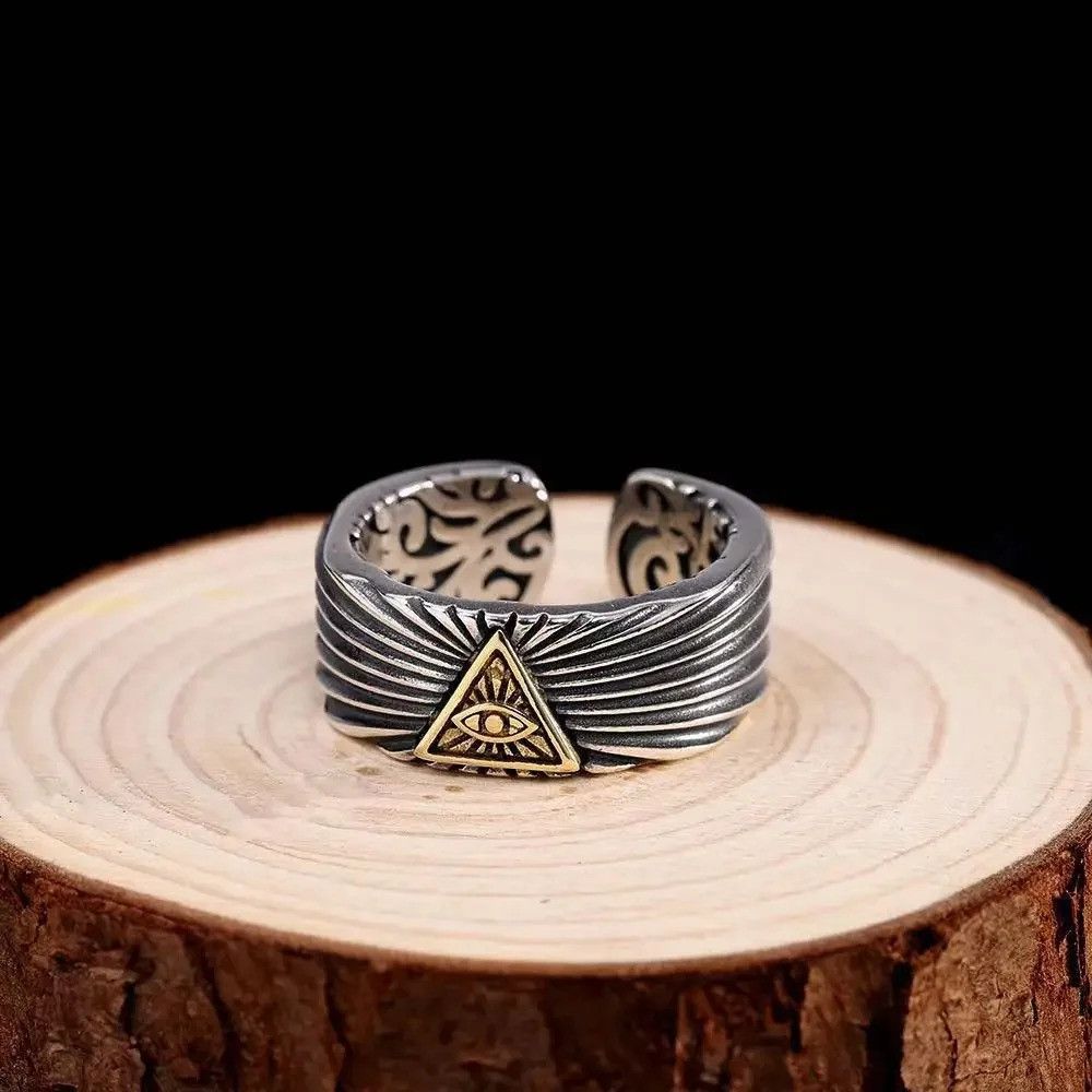 Other Retro Golden Eye Ring Size ONE SIZE - 2 Thumbnail