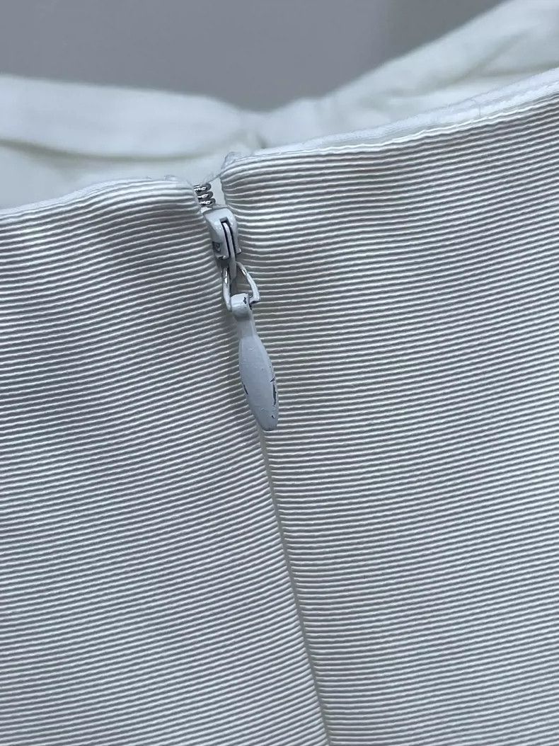 Dior Dior White Strappy Jumpsuit-2505 Size 35" - 4 Thumbnail