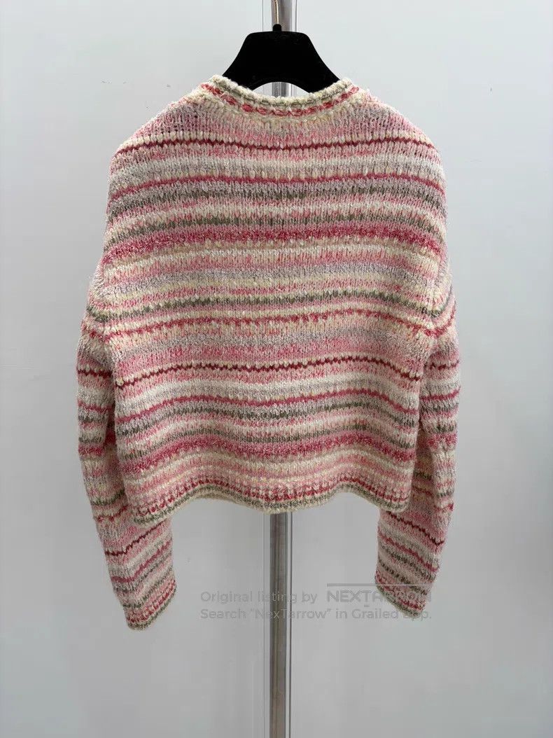Chanel Chanel Pink and white striped strawberry cake colour-match Size XXS / US 00 / IT 34 - 2 Thumbnail
