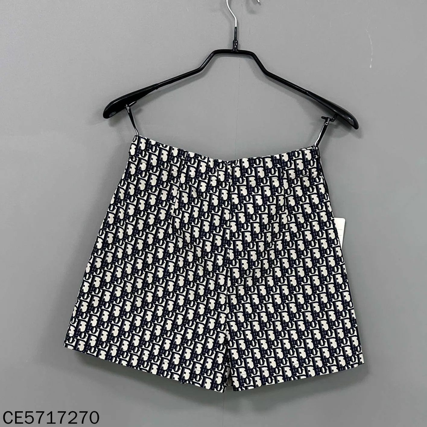 Dior Dior Women's New Blue Oblique Print Culottes 34 Size 25" / US 0 / IT 36 - 3 Thumbnail