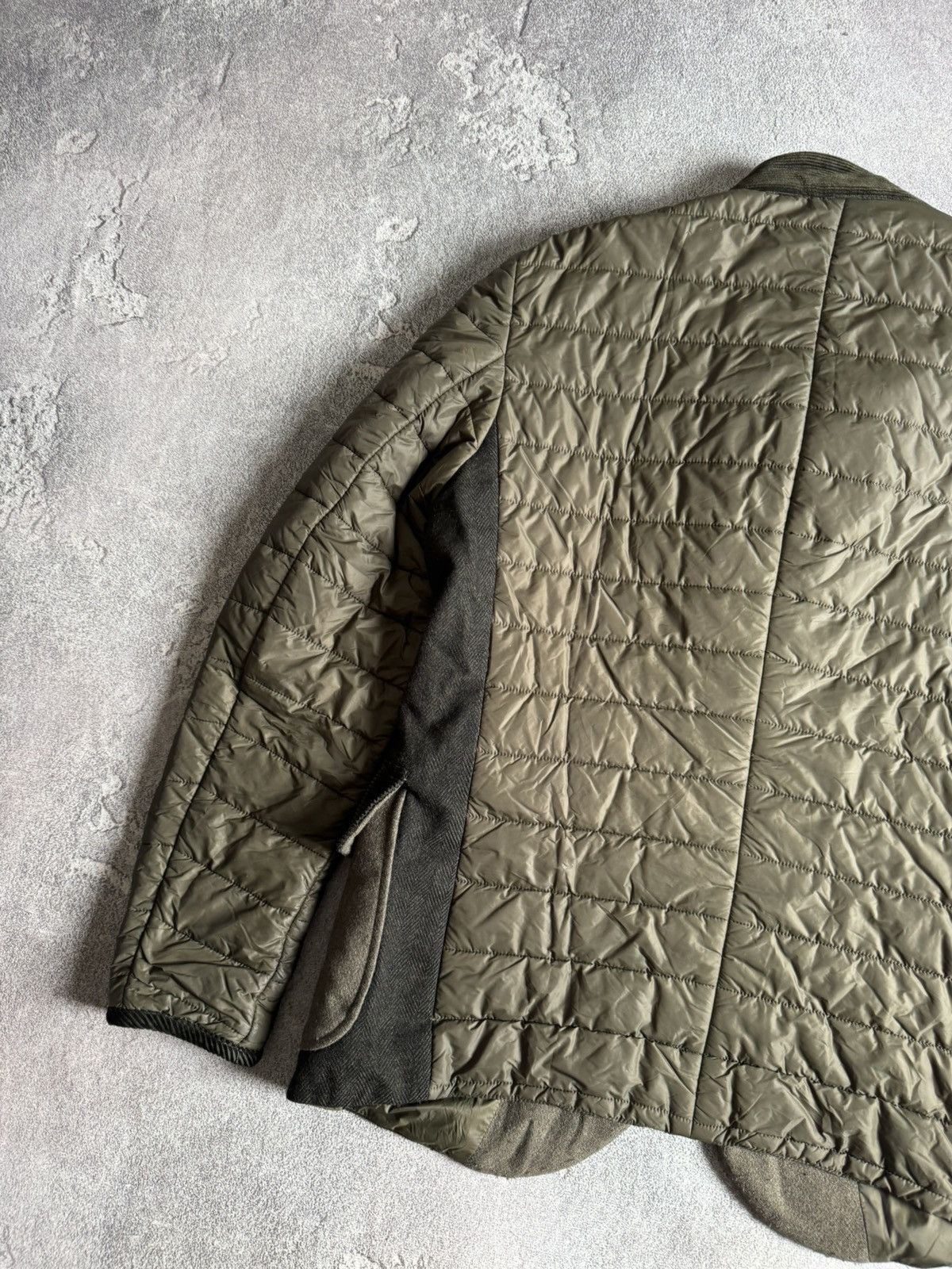Designer Luis Trenker 52 Stuart Wattiert blazer jacket hybrid quilted Size US L / EU 52-54 / 3 - 18 Thumbnail