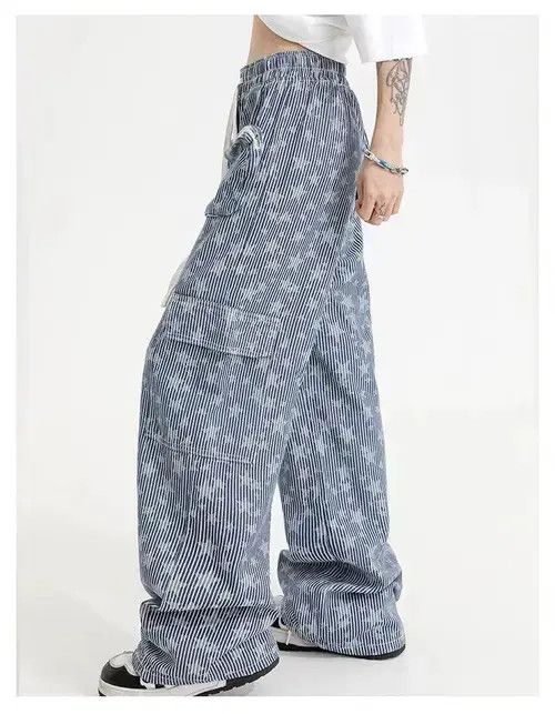 Jean Blue hip hop multi star corduroy pants Size US 28 / EU 44 - 4 Thumbnail