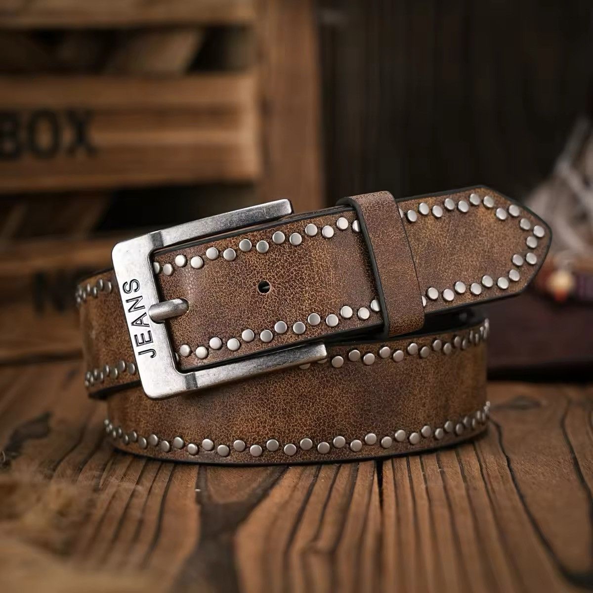 Other Retro Metal Buckle Casual Style Belt Size ONE SIZE - 1 Thumbnail