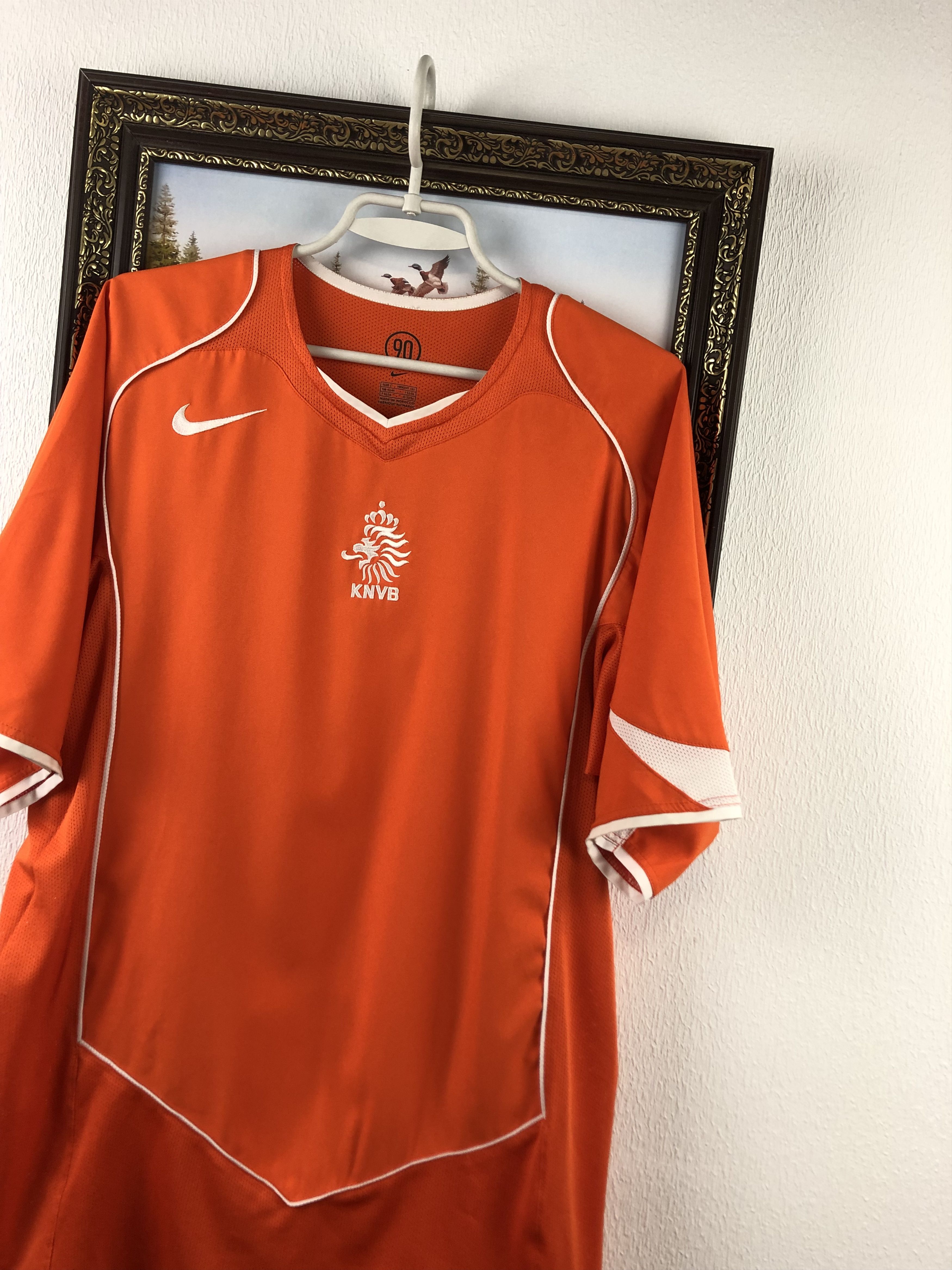 Nike × Vintage Netherlands football shirt 2004 Soccer Nike Jersey Holland Size US L / EU 52-54 / 3 - 4 Thumbnail