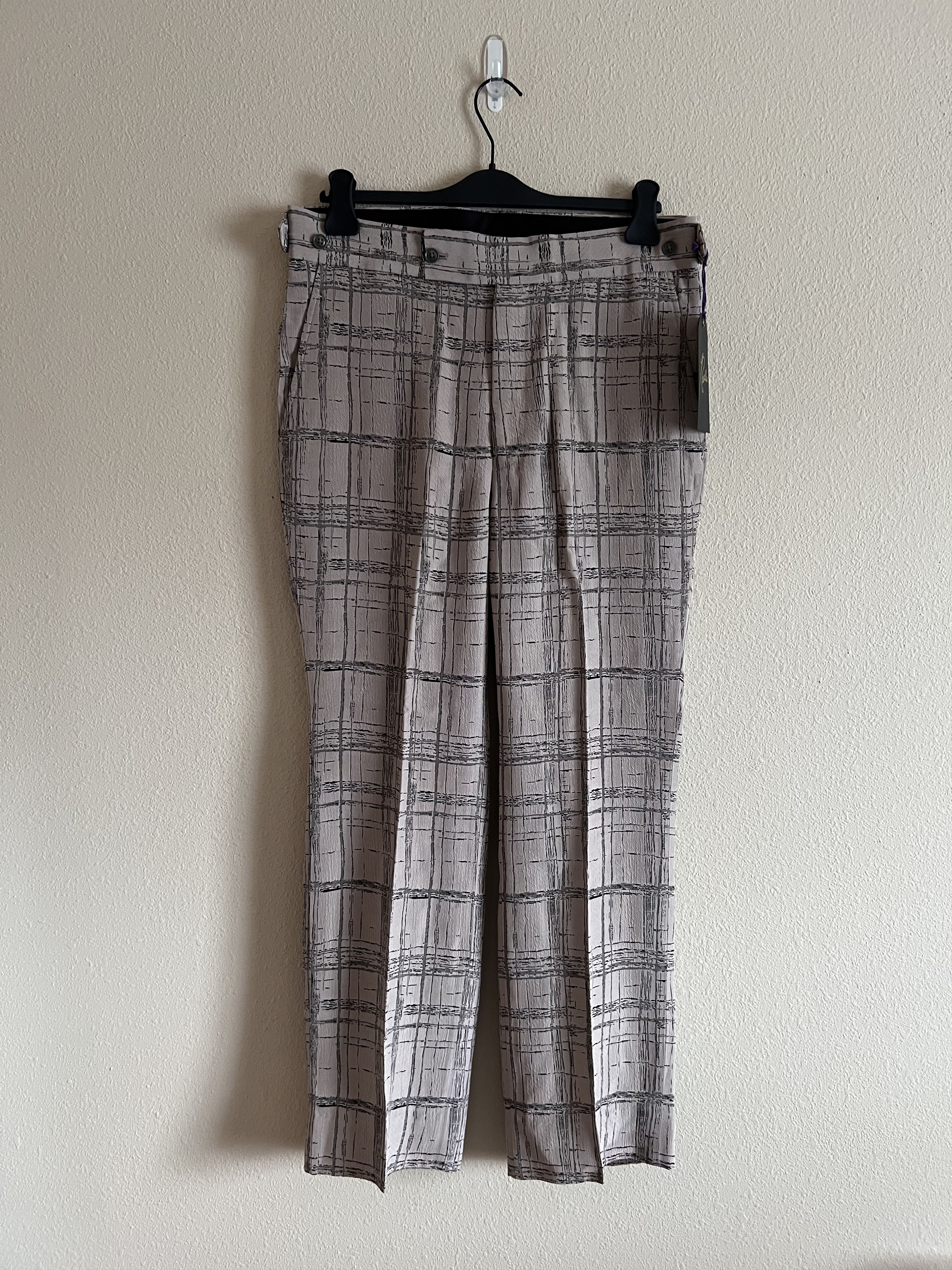 Needles Needles Side Tab Trouser Jacquard C-Sketch Plaid Size US 34 / EU 50 - 1 Thumbnail