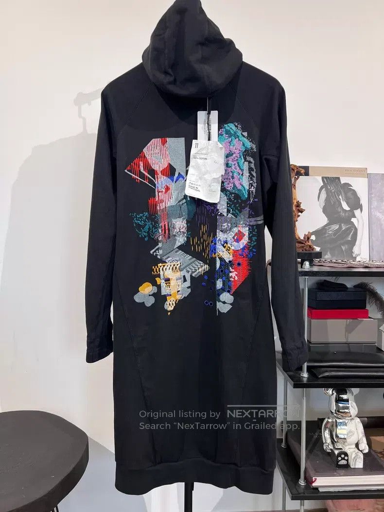 Boris Bidjan Saberi Boris Bidjan Saberi Mid-length embroidered zip-up hooded s Size US L / EU 52-54 / 3 - 2 Thumbnail