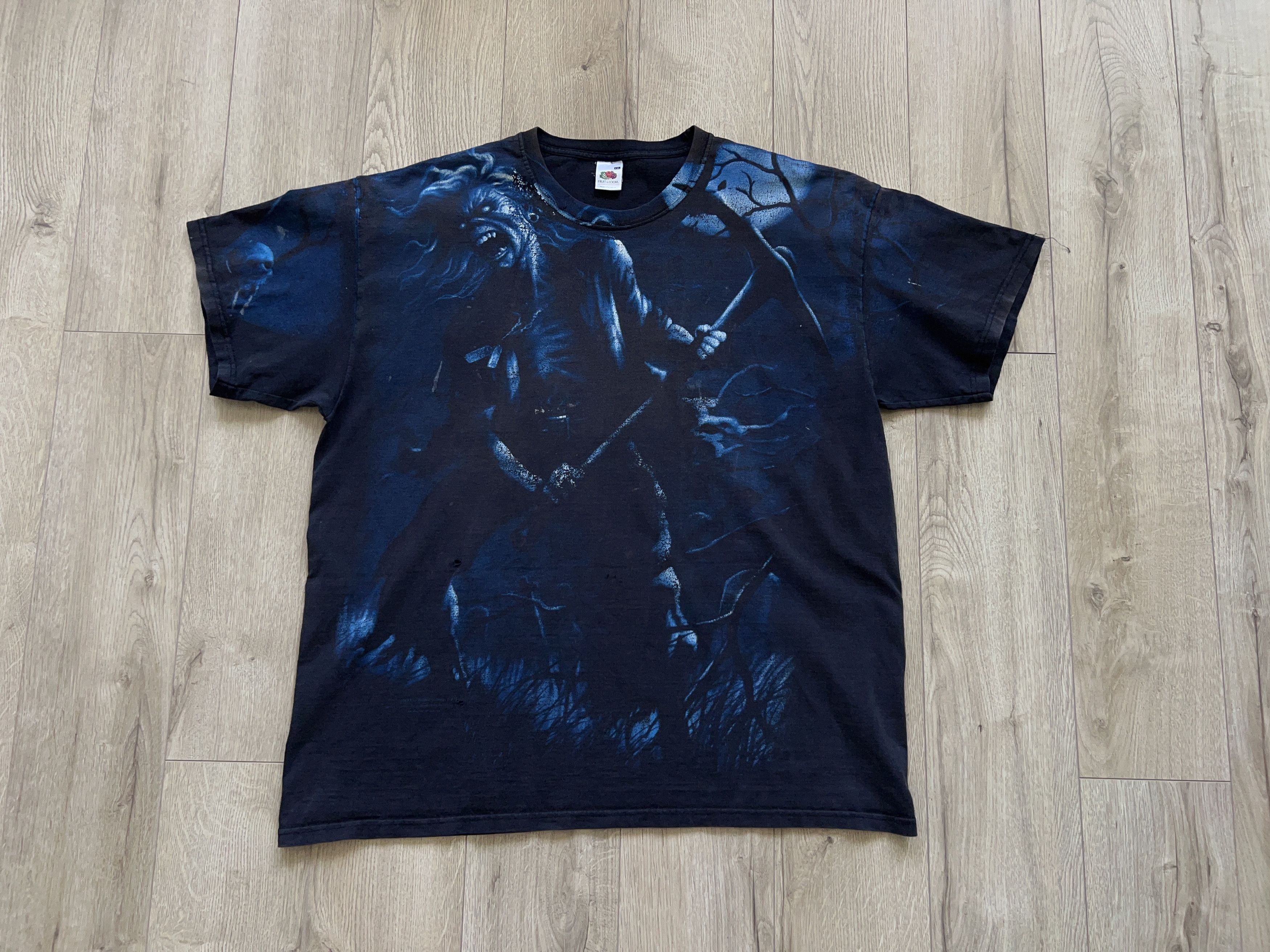 Iron Maiden × Vintage Iron Maiden Benjamin Breeg Rock Band All Over Print T Shirt Size US XXL / EU 58 / 5 - 1 Thumbnail