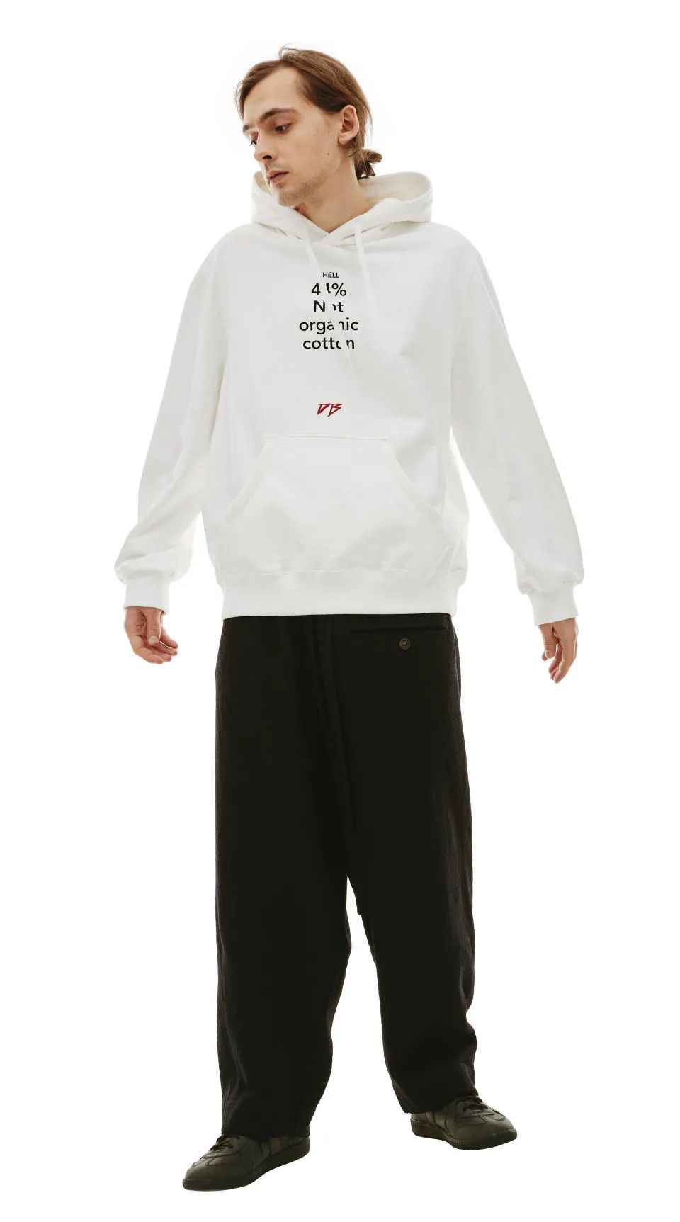 Doublet o1mris0824 Knit Hoodie in White Size US L / EU 52-54 / 3 - 7 Thumbnail