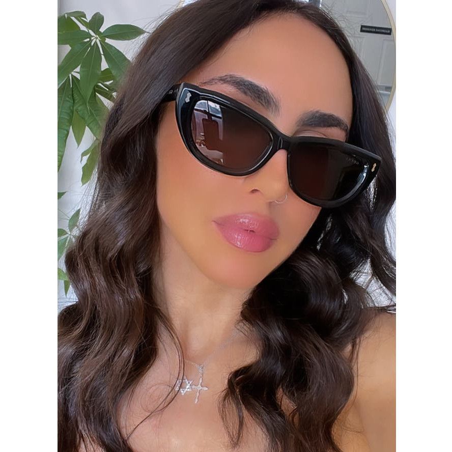 NEW Gucci GG1521S Black Cat Eye Sunglasses
