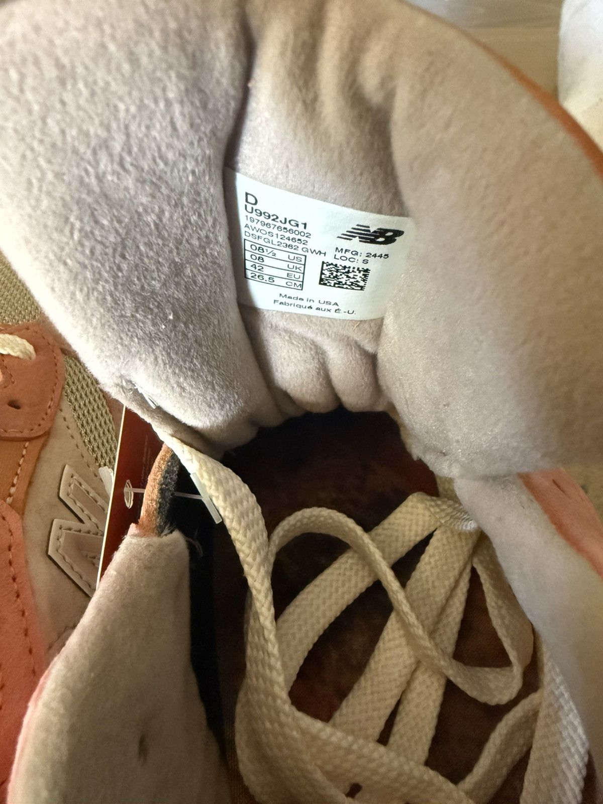 Joe Freshgoods × New Balance New Balance Joe Freshgoods x 992 Made in USA Aged Well Size US 8.5 / EU 41-42 - 8 Thumbnail