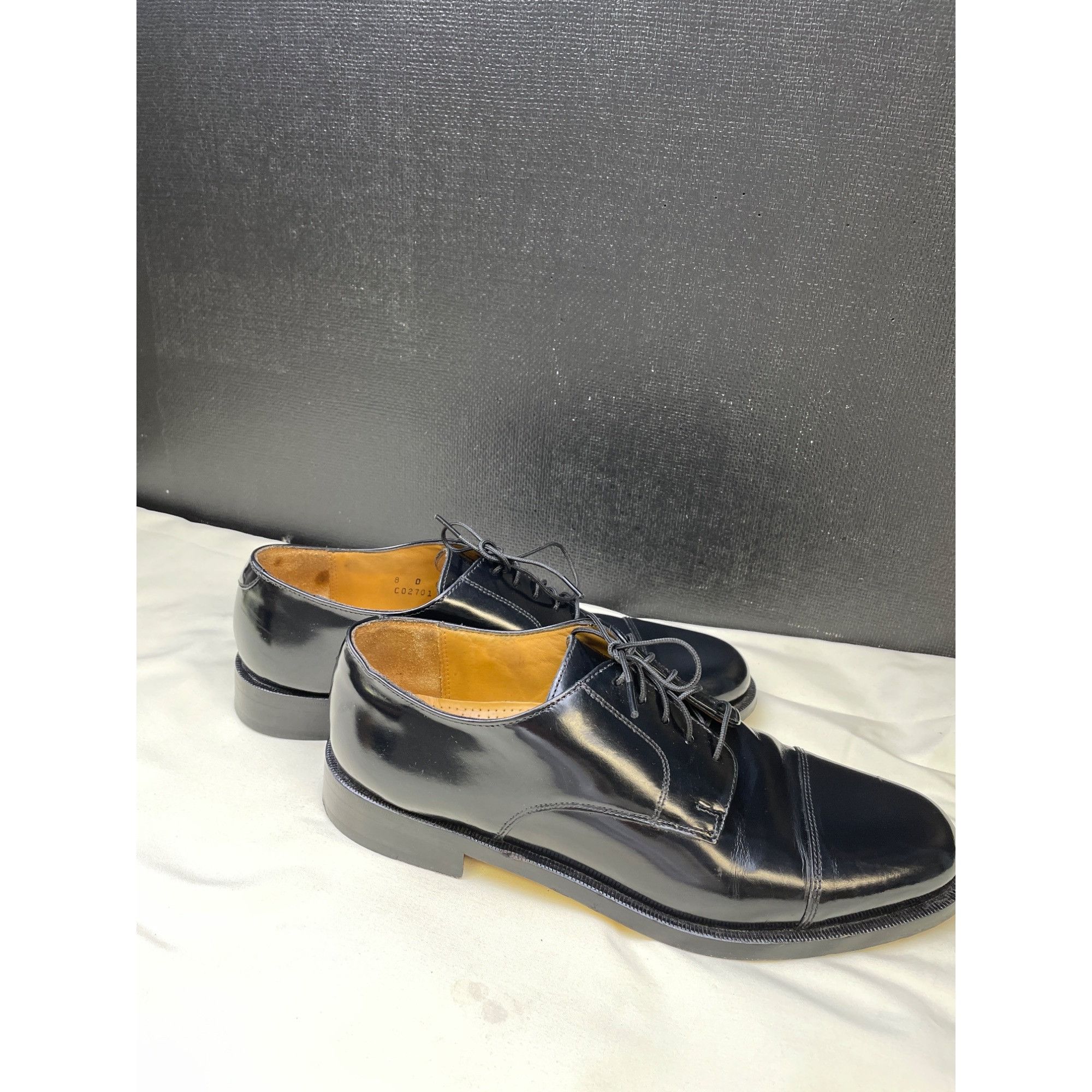 Cole Haan Cole Haan Mens Black Leather Lace up Shoes Oxfords Size 8D S Size US 8 / EU 41 - 5 Thumbnail