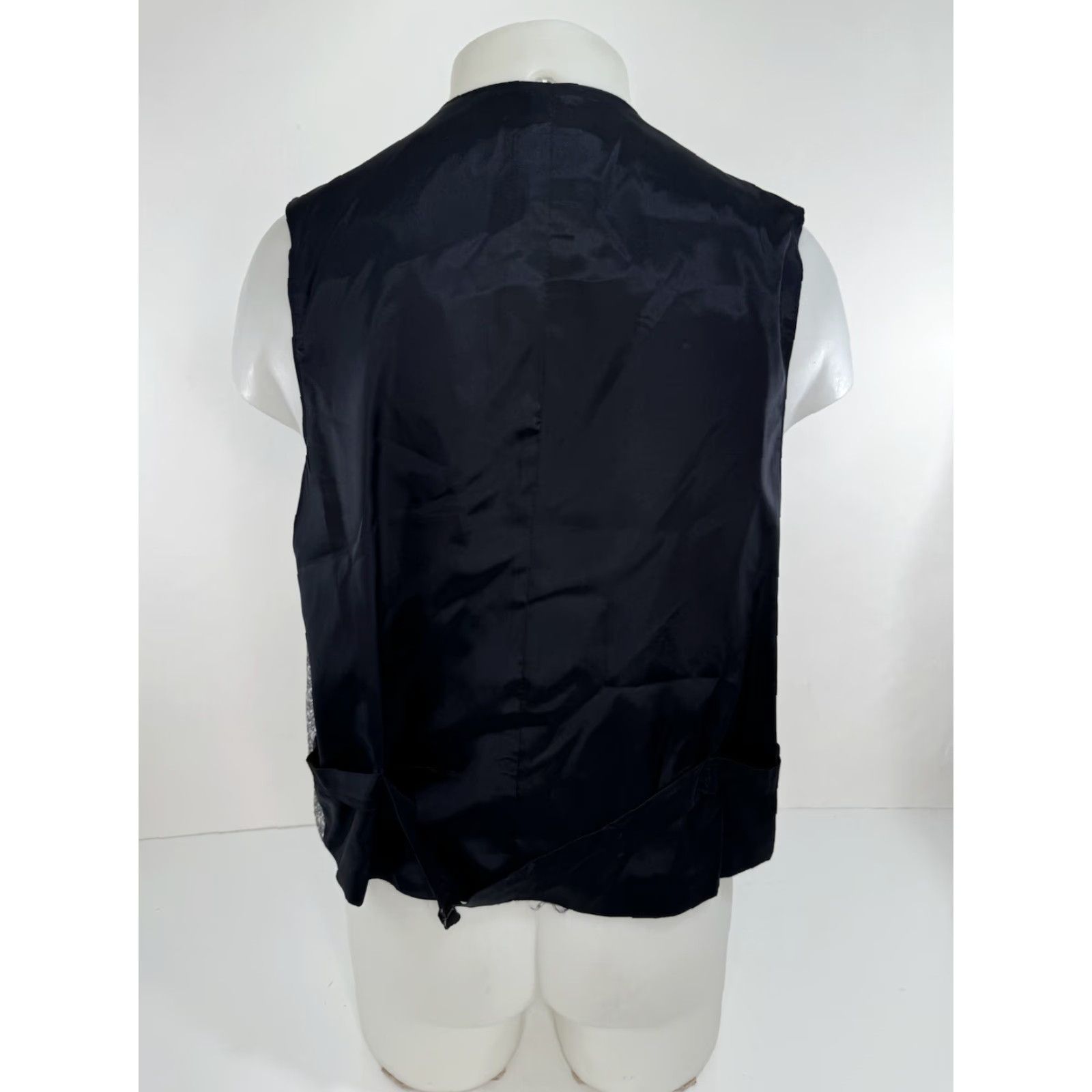 Vintage WAH MAKER FRONTIER Western Shiny Hash XL Vest EXCELLENT Size US XL / EU 56 / 4 - 3 Thumbnail