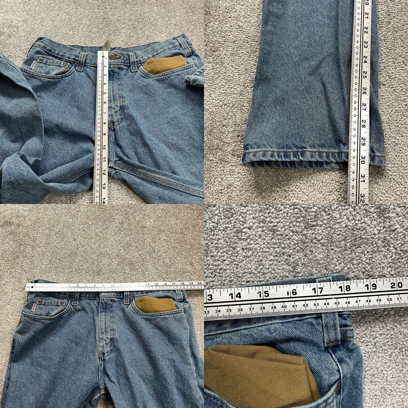 Carhartt VINTAGE Carhartt Relaxed Fit Denim Jeans Men’s 36x30 Blue Medium Wash Straight Leg Cotton Size US 36 / EU 52 - 8 Thumbnail