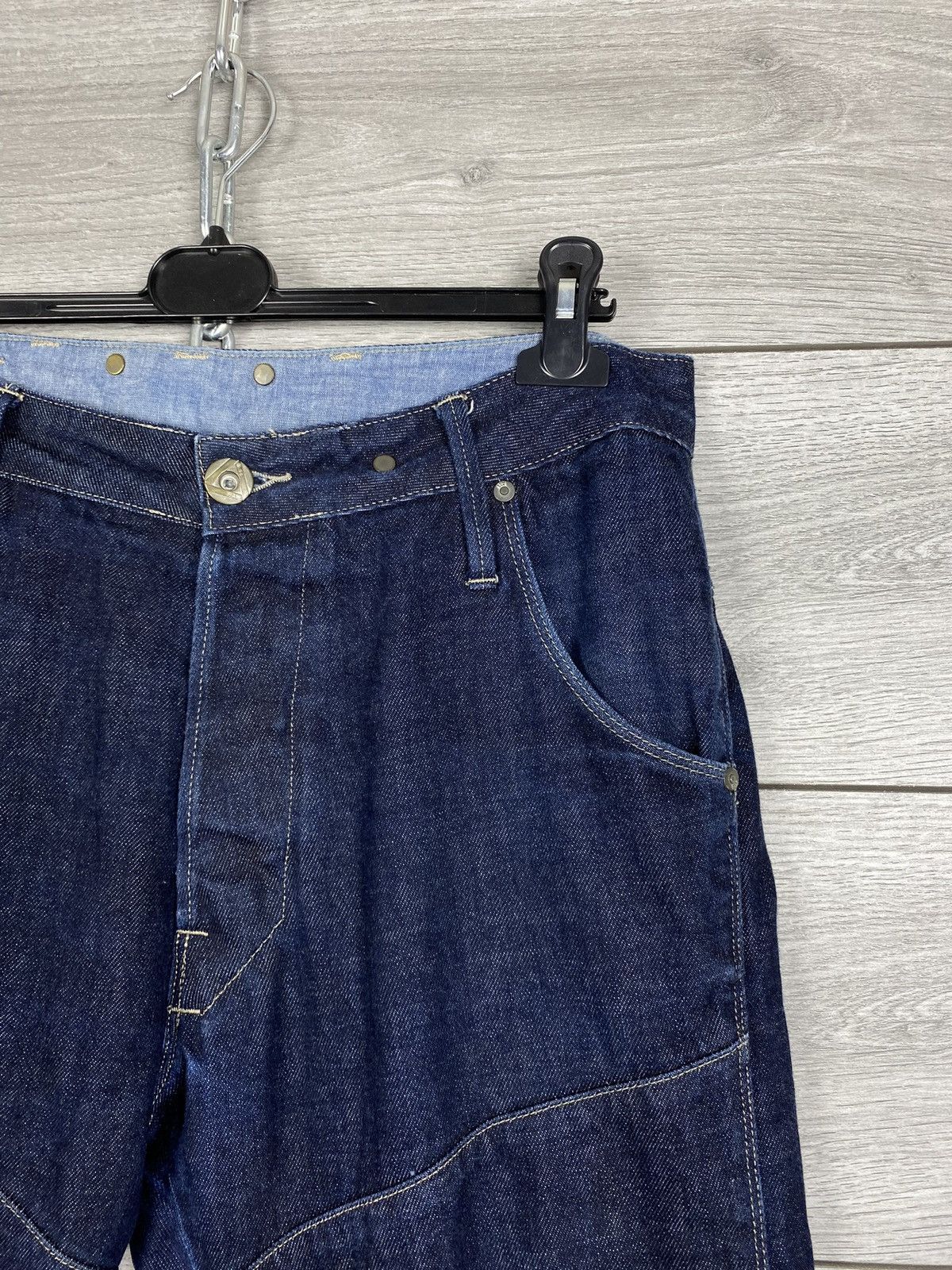 G-Star Mens G-Star Raw 3D Dimension Tapered Denim Flared Pants Size US 34 / EU 50 - 3 Thumbnail