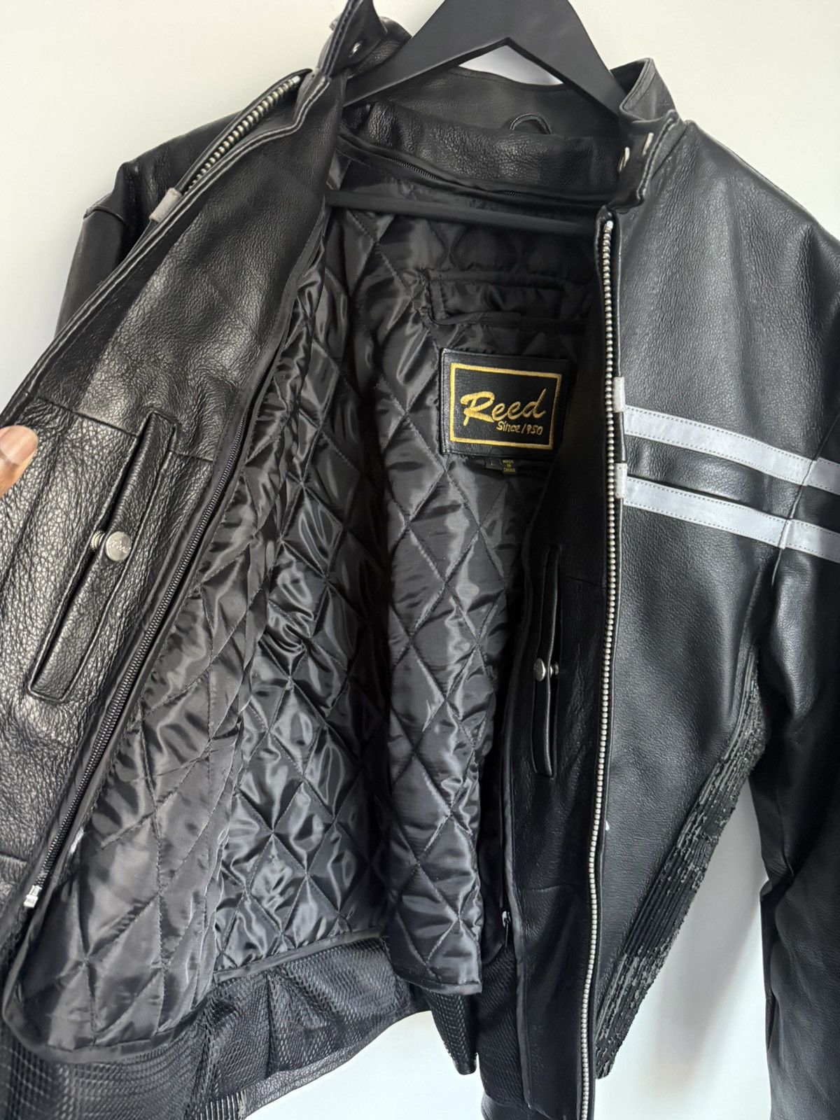 Reed REED VENTED MOTORCYCLE LEATHER SIZE L Size US L / EU 52-54 / 3 - 5 Thumbnail
