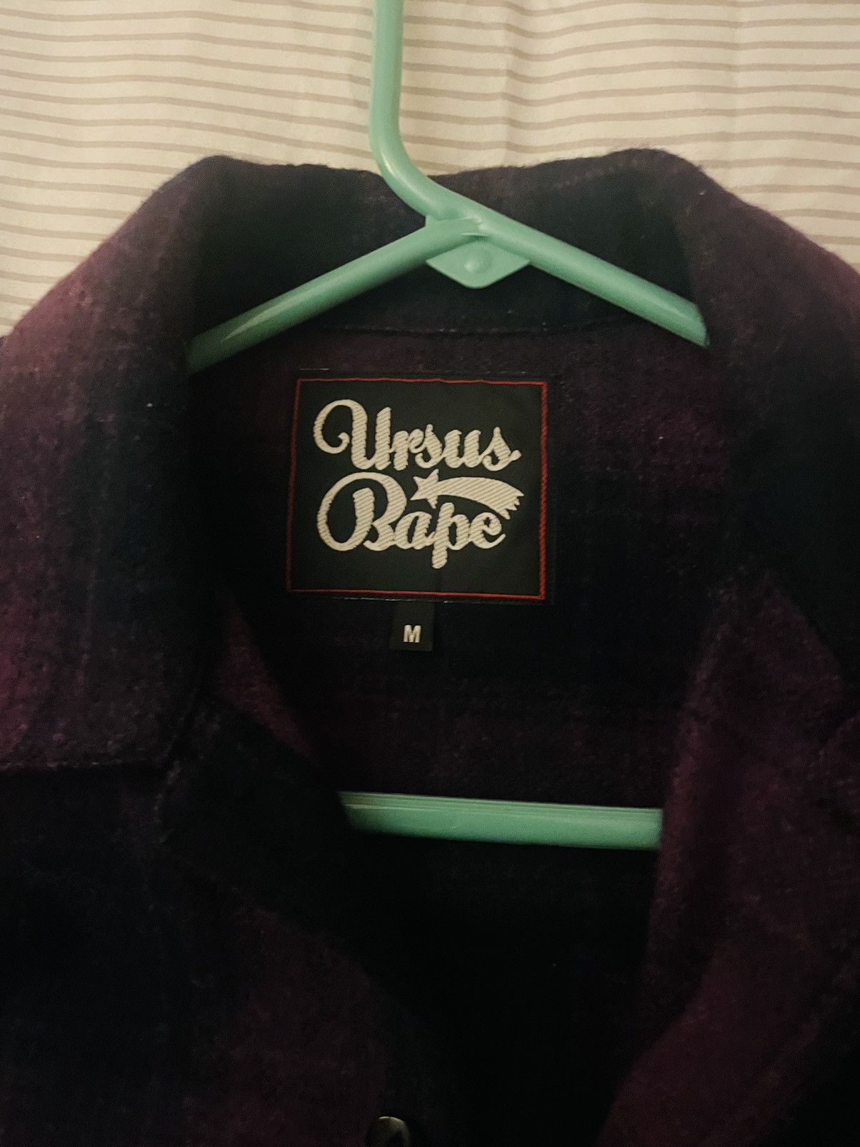 Bape Bape Ursus Wool Flannel Button up (M) Size US M / EU 48-50 / 2 - 2 Thumbnail