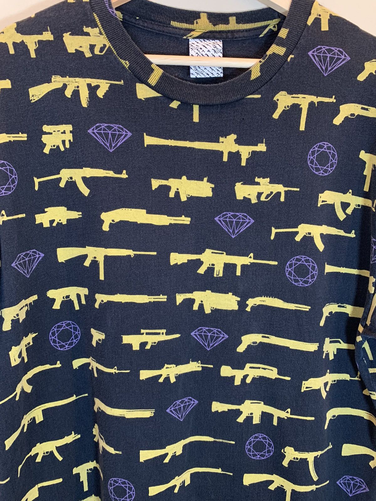 Diamond Supply Co. × Rogue Status × Vintage RARE Vintage Rogue Status x Diamond Supply Co Gun Show Shirt Size US XL / EU 56 / 4 - 3 Thumbnail
