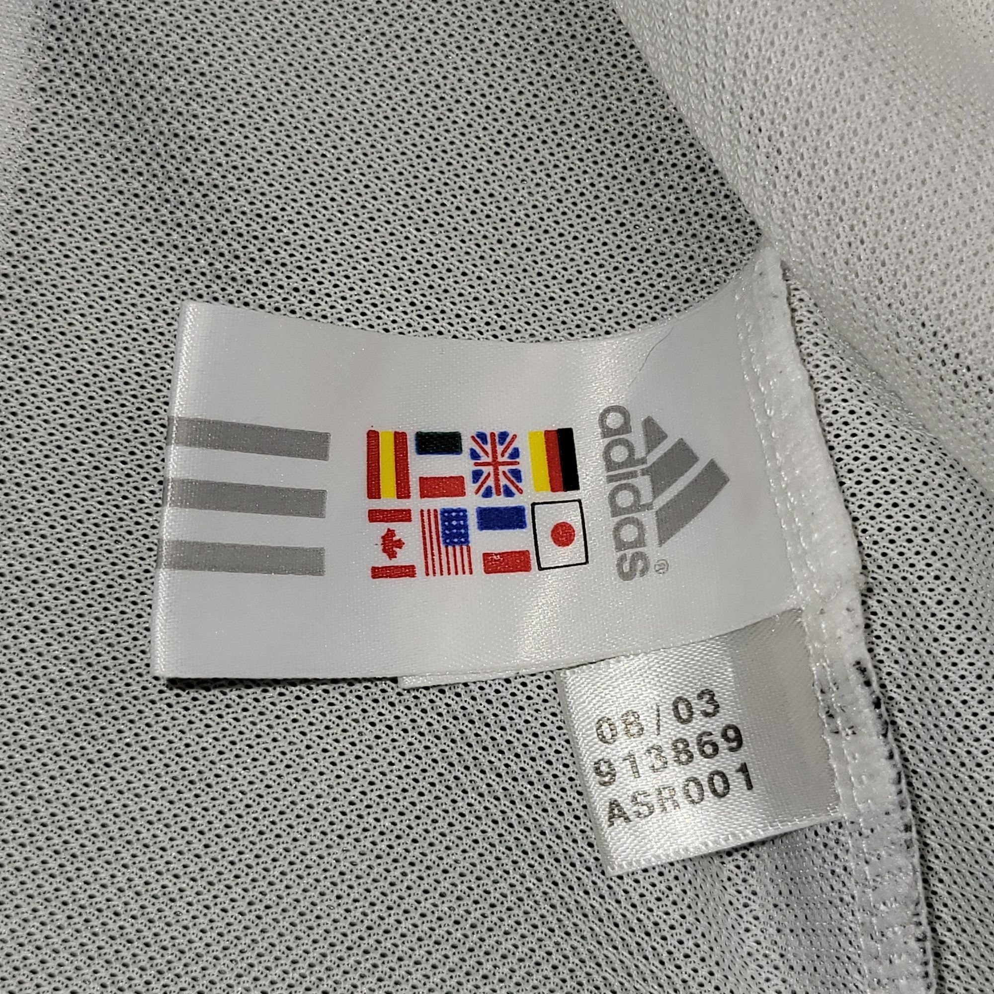 Adidas Zidane Real Madrid 2003 2004 UEFA Long Sleeve Soccer Jersey Size US XL / EU 56 / 4 - 8 Thumbnail