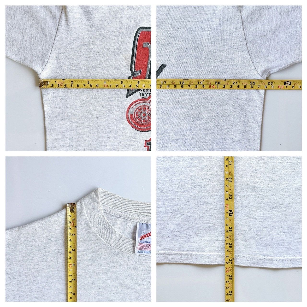 Vintage 90s Detroit Red Wings NHL t-shirt/ L Size US L / EU 52-54 / 3 - 9 Thumbnail