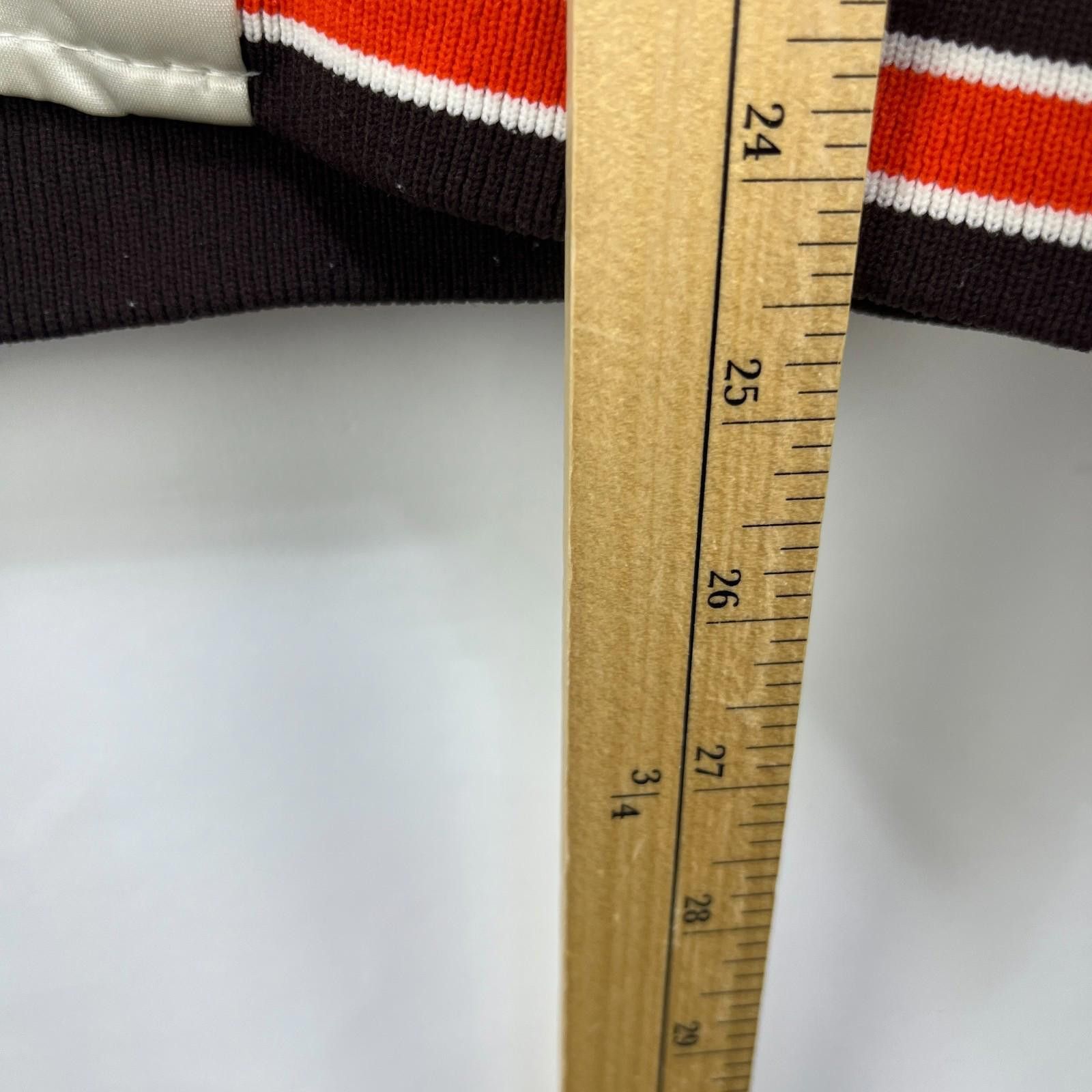 Starter Vintage 90s Starter Cleveland Browns Bomber Jacket Medium Size ONE SIZE - 9 Thumbnail