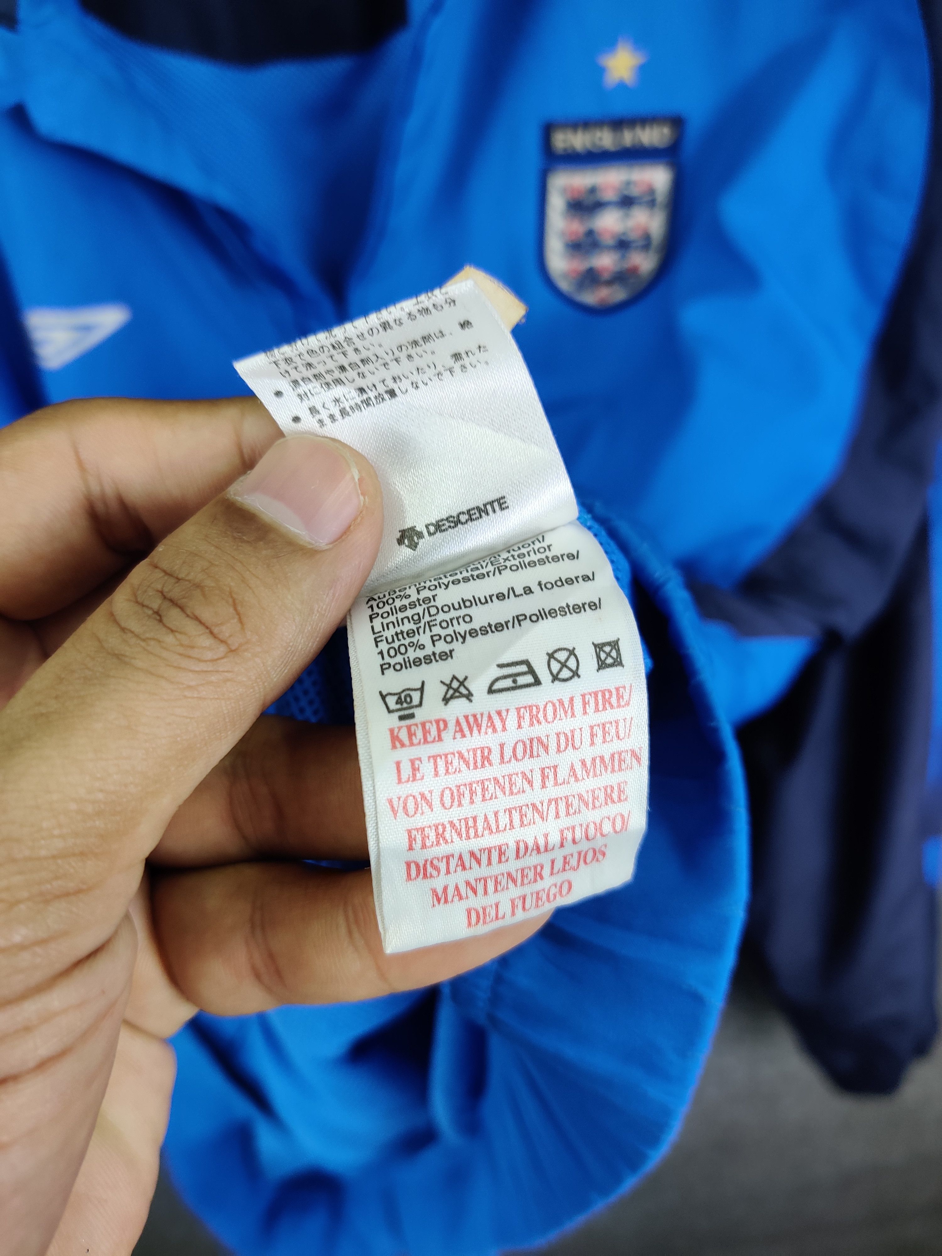 Umbro Vintage Umbro x England Soccer Football Windbreaker Jacket Size US M / EU 48-50 / 2 - 16 Thumbnail