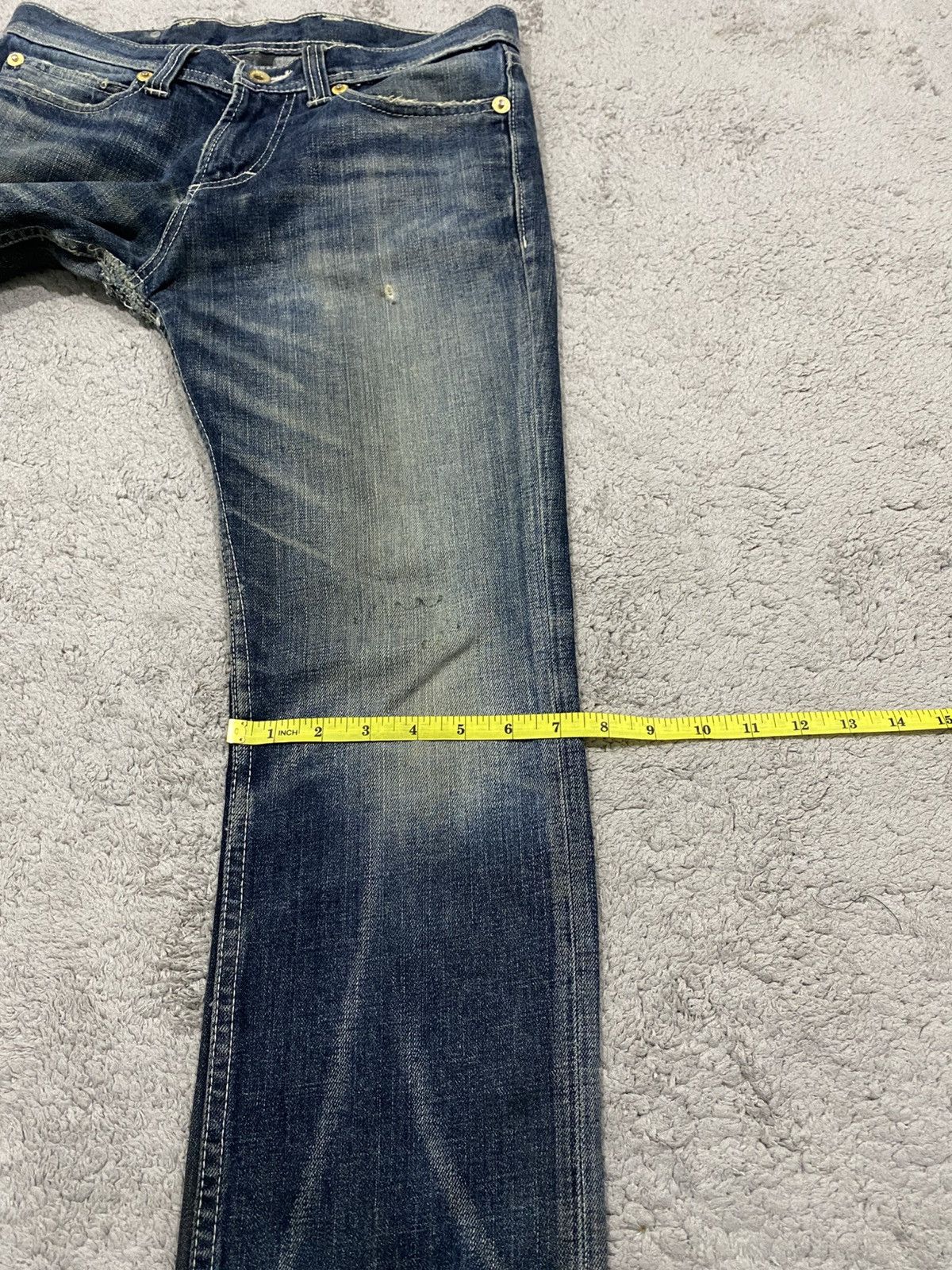 semanticdesign Semantic Design Mudwash Clawmark Distressed Denim Jeans Size US 32 / EU 48 - 20 Thumbnail