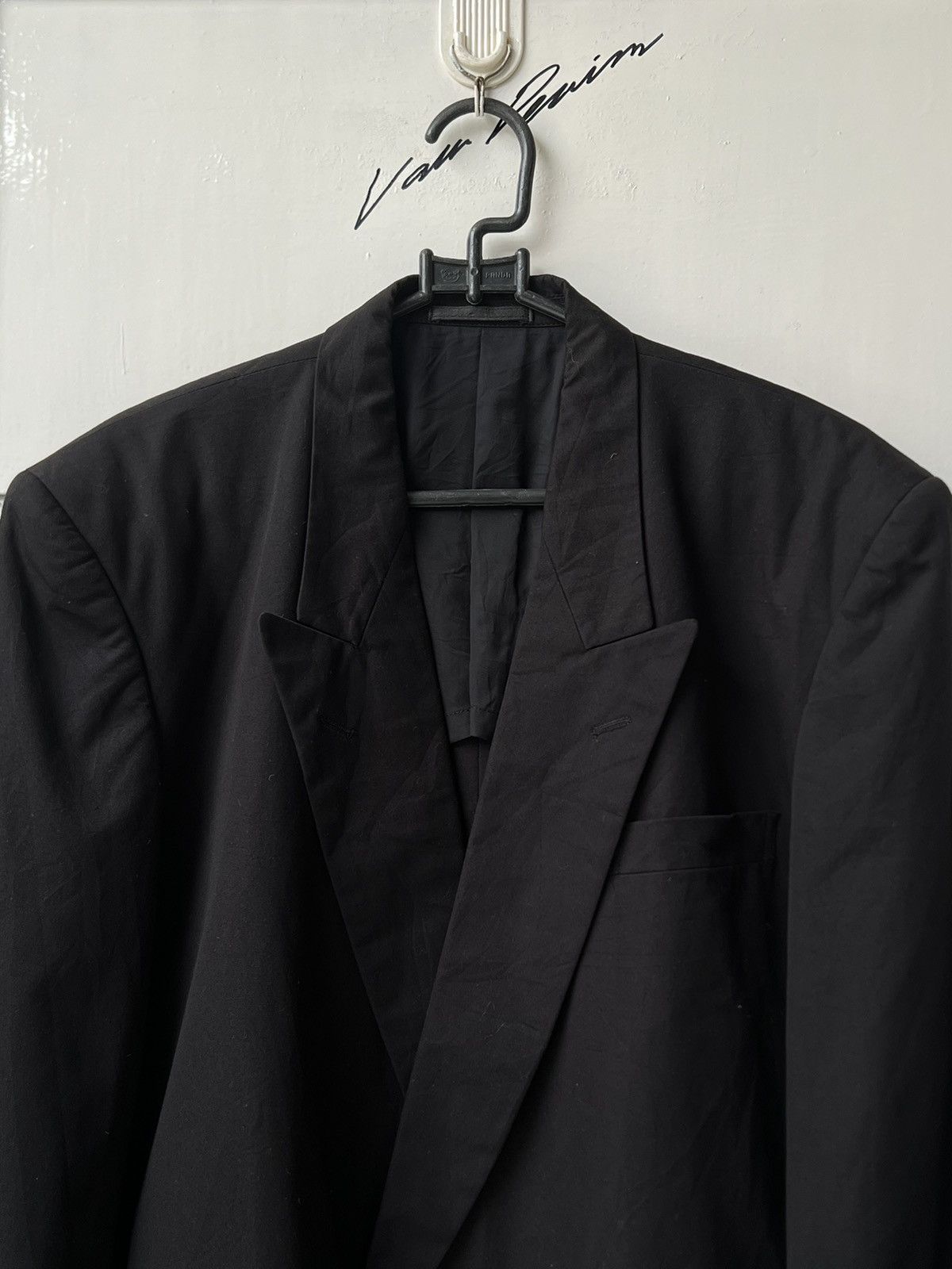 Comme des Garcons Comme Des Garcons Homme Black Suit Blazers Size 54L - 3 Thumbnail