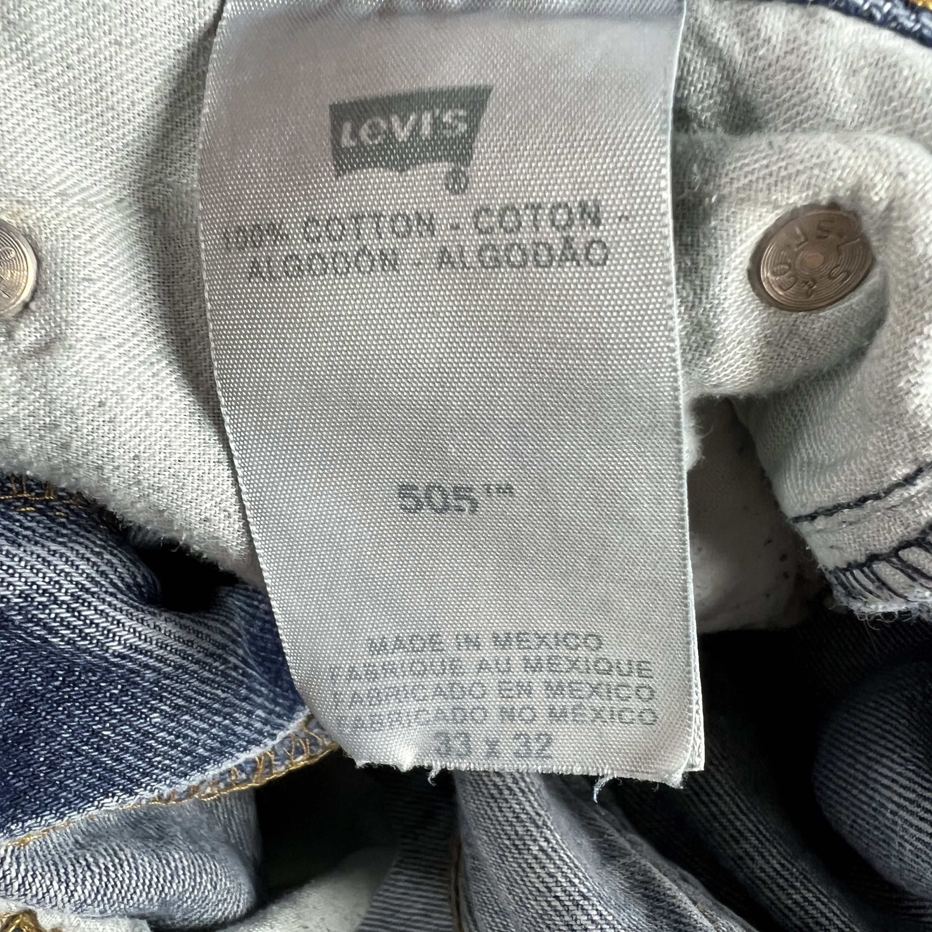 Levi's Levi's Jean Shorts 550 Relaxed Bermuda Cut Off Cotton Jorts Size US 33 - 4 Thumbnail