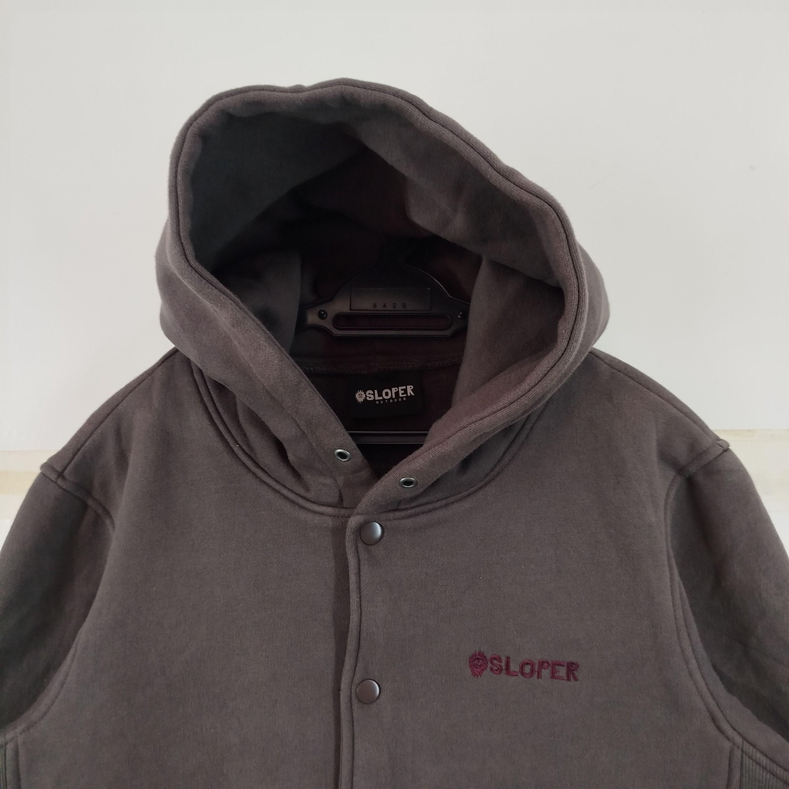 Designer × Japanese Brand Sloper Outdoor Varsity Hoodie Embroidery Big Logo Button Size US M / EU 48-50 / 2 - 6 Thumbnail