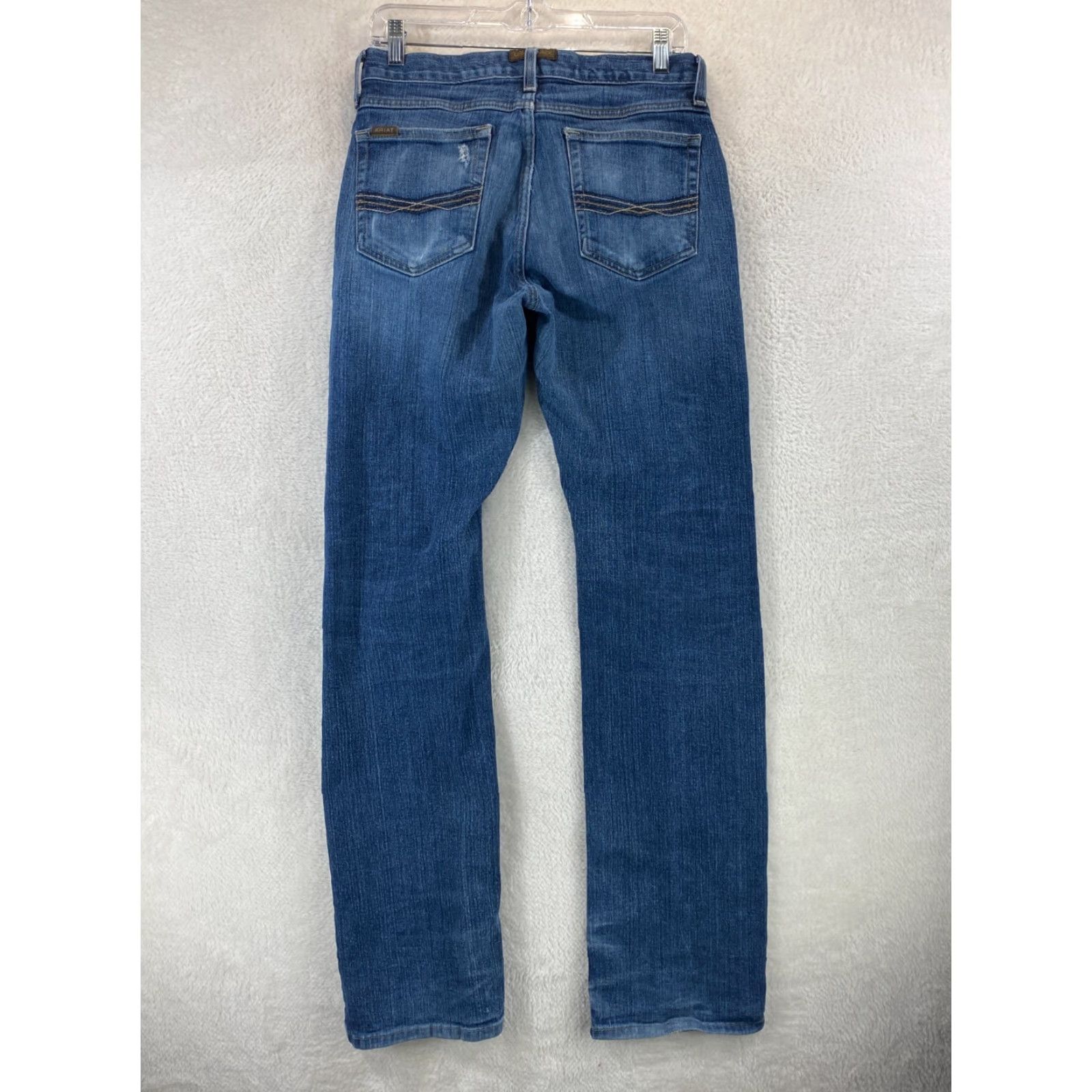 Ariat Ariat M5 Legacy Jeans Mens 30x36 Straight Blue Denim Pants Cowboy Jeans Size US 30 / EU 46 - 2 Thumbnail