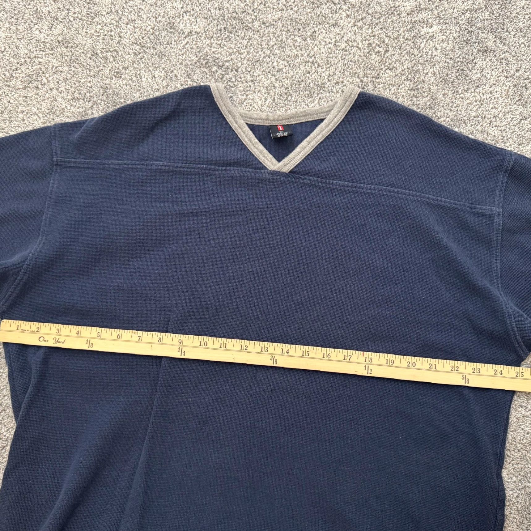 Levi's VINTAGE Levi's Shirt Mens XL Blue Gray Short Sleeve Stretch 90s Grunge Streetwear Y2K Size US XL / EU 56 / 4 - 6 Thumbnail