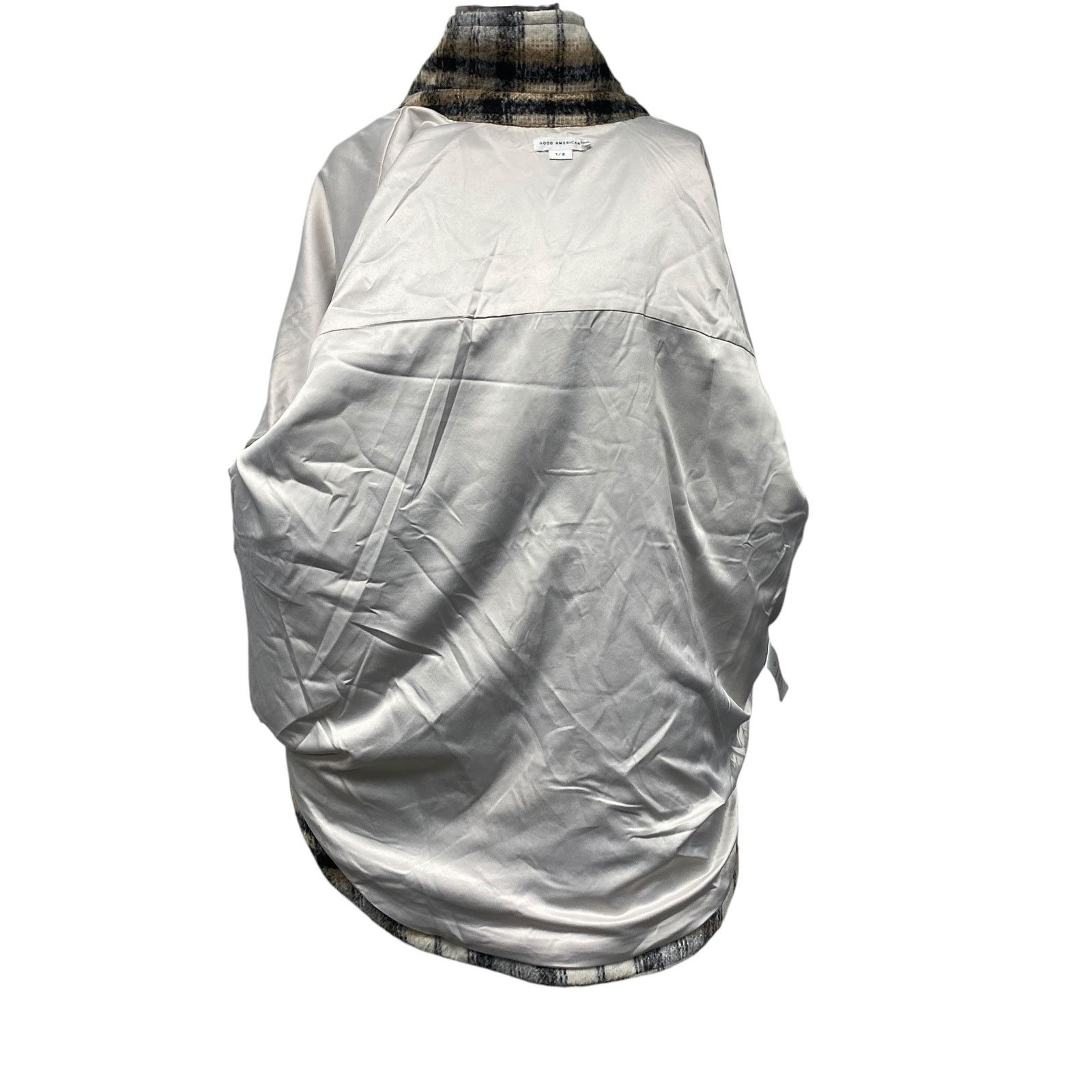 Good American Good American Plaid Oversized Boyfriend Shaket Size M / US 6-8 / IT 42-44 - 8 Thumbnail