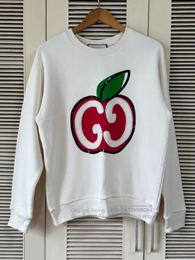 Gucci Gucci Apple logo sweatshirt Size US S / EU 44-46 / 1 - 1 Thumbnail