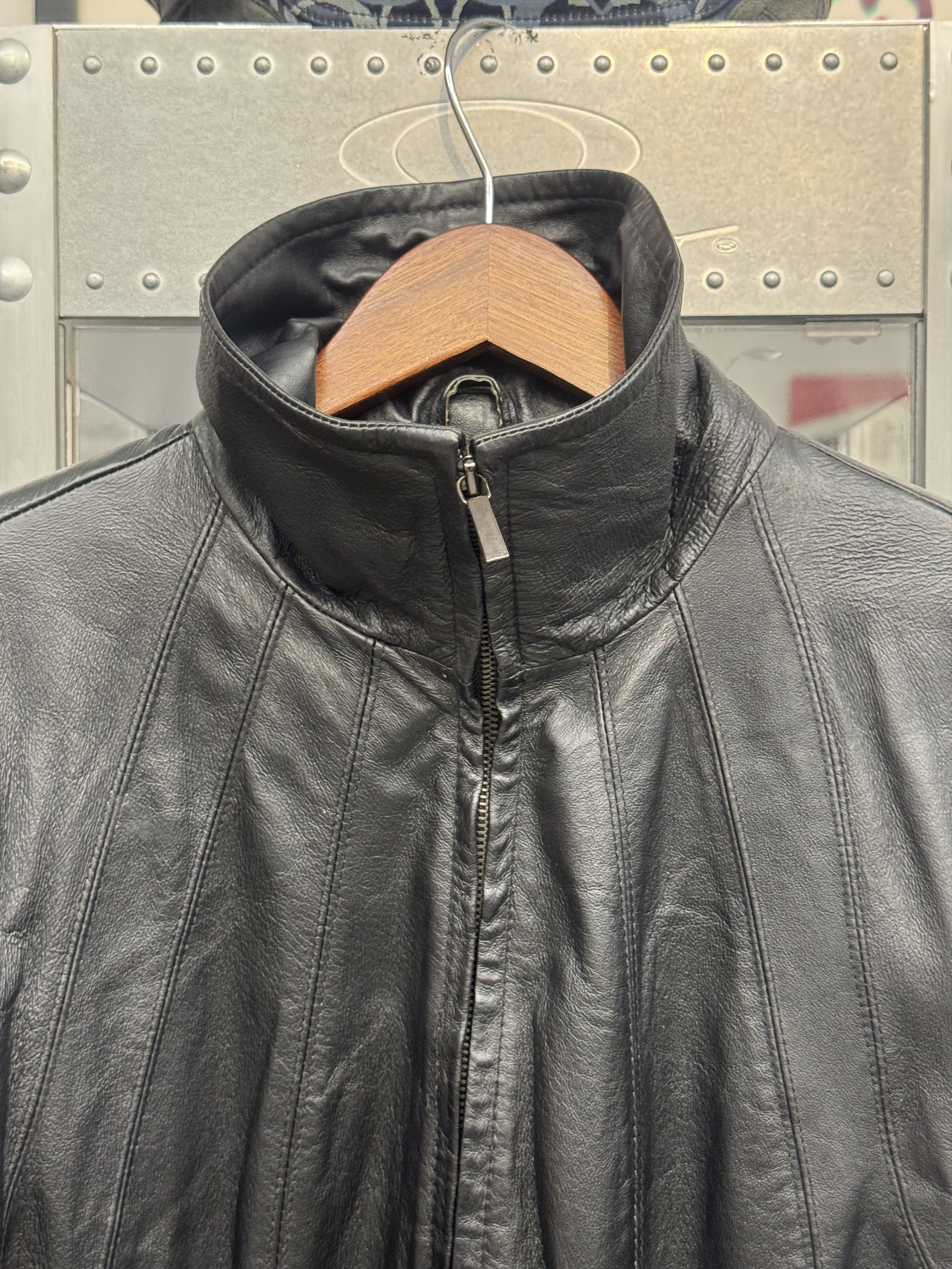 Other Vintage Leather Jacket Size L / US 10 / IT 46 - 2 Thumbnail