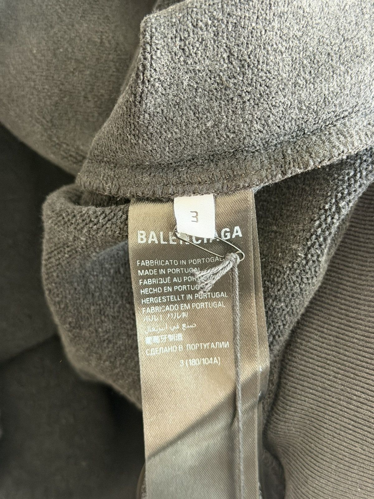 Balenciaga *RARE* BALENCIAGA DEMNA SEE NOW BUY NOW 3 BOXY HOODIE FADED Size US L / EU 52-54 / 3 - 10 Thumbnail