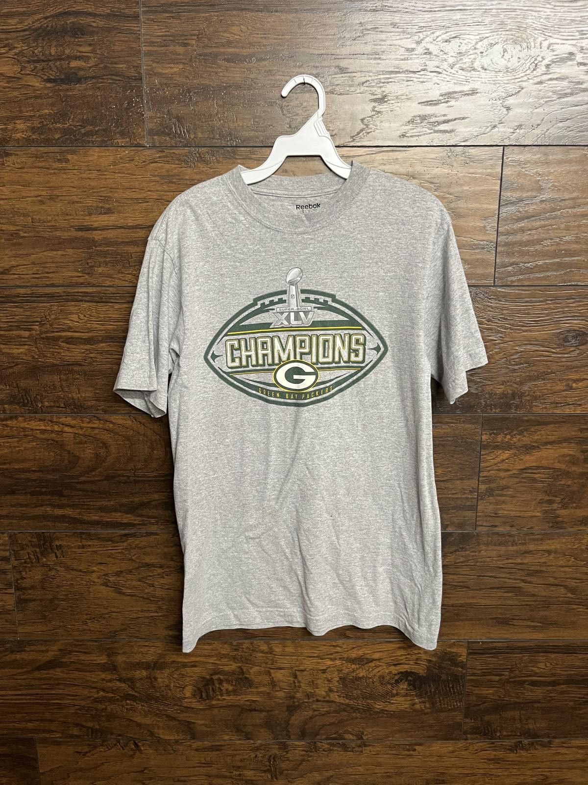 Reebok Green Bay Super Bowl XLV T-shirt Packers vs Steelers M Size US M / EU 48-50 / 2 - 1 Thumbnail