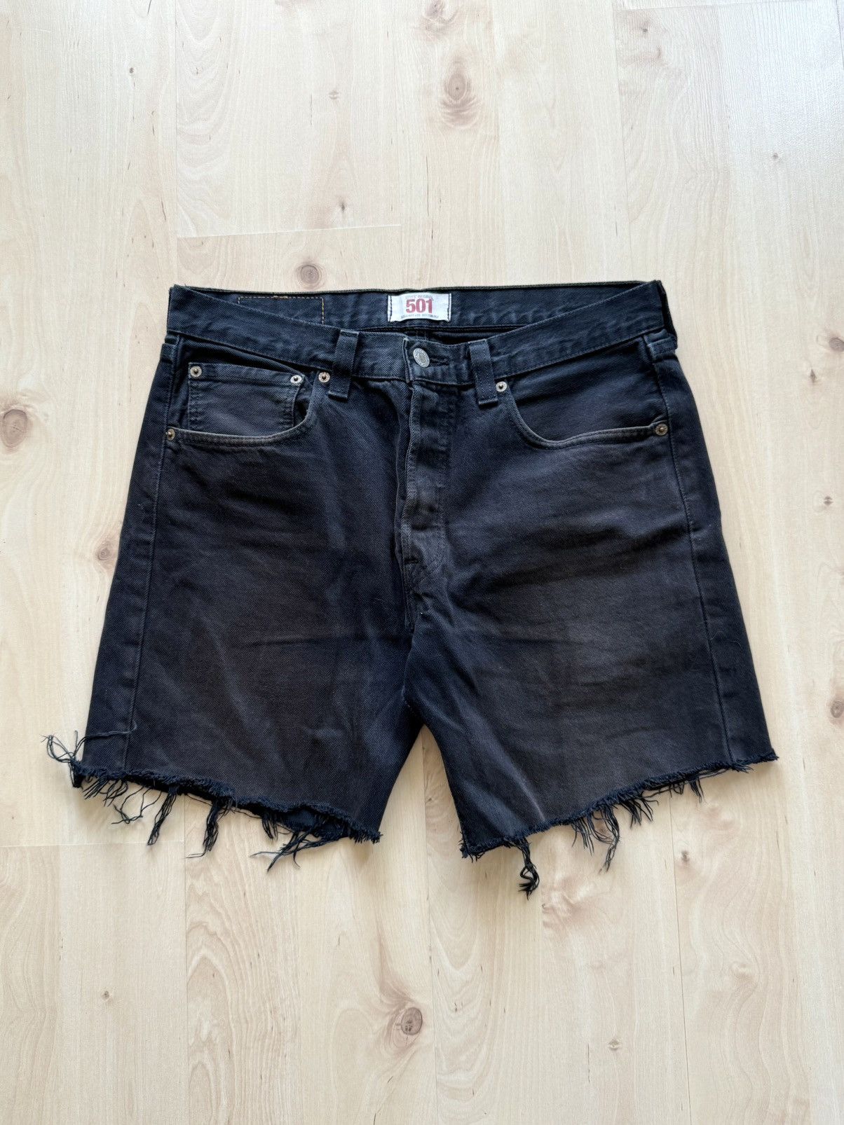 Levi's Levi’s 511 faded denim cropped shorts custom made Size US 32 / EU 48 - 1 Thumbnail