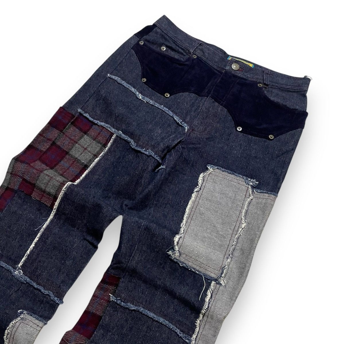 Japanese Brand ORIGINAL FLARE PATCHWORK SHINJI ABE BETTY (30×40) Size US 30 / EU 46 - 14 Thumbnail