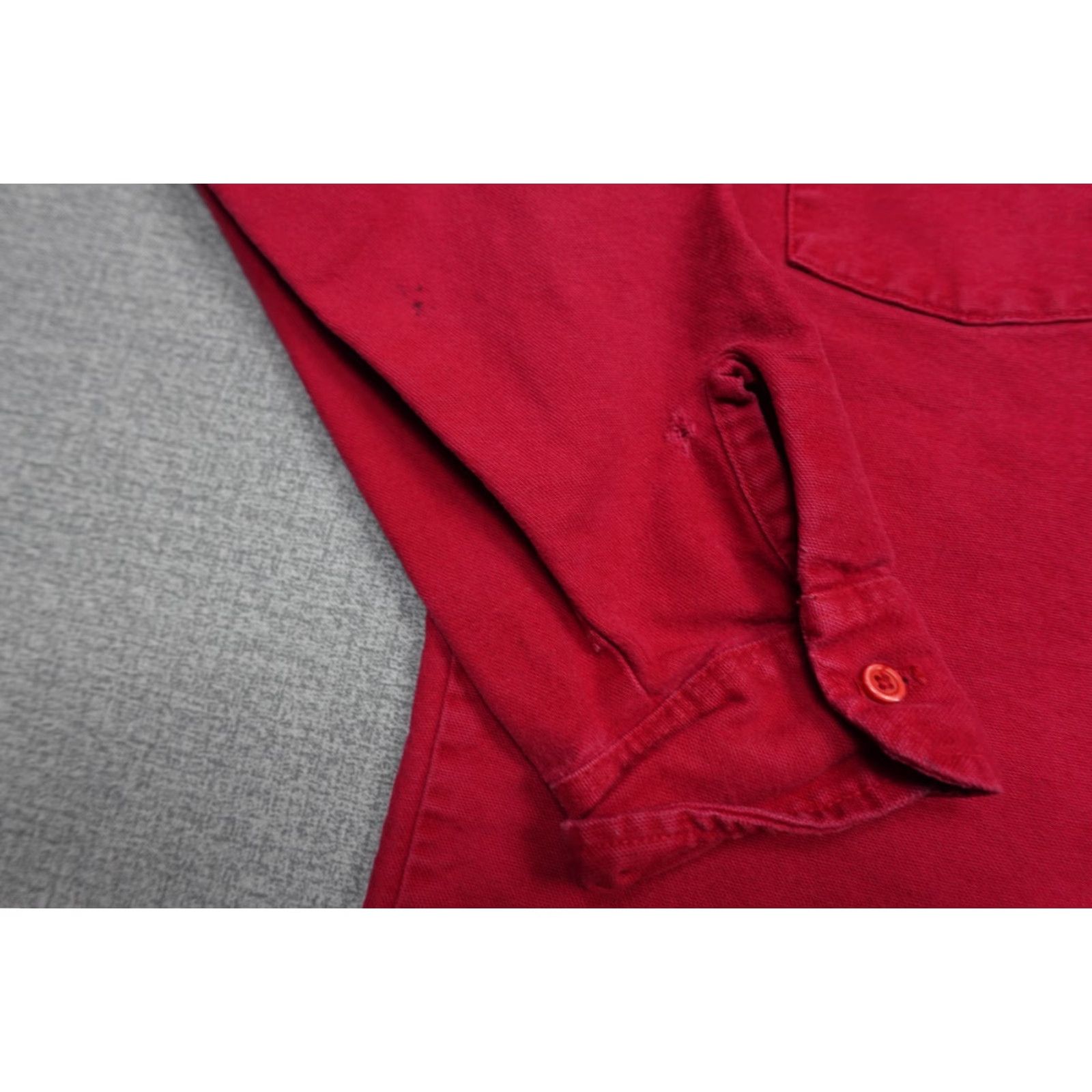 Vintage VINTAGE OshKosh B'Gosh Shirt Mens XL Red Canvas Heavyweight Outdoor Work Lumber Size US XL / EU 56 / 4 - 4 Thumbnail