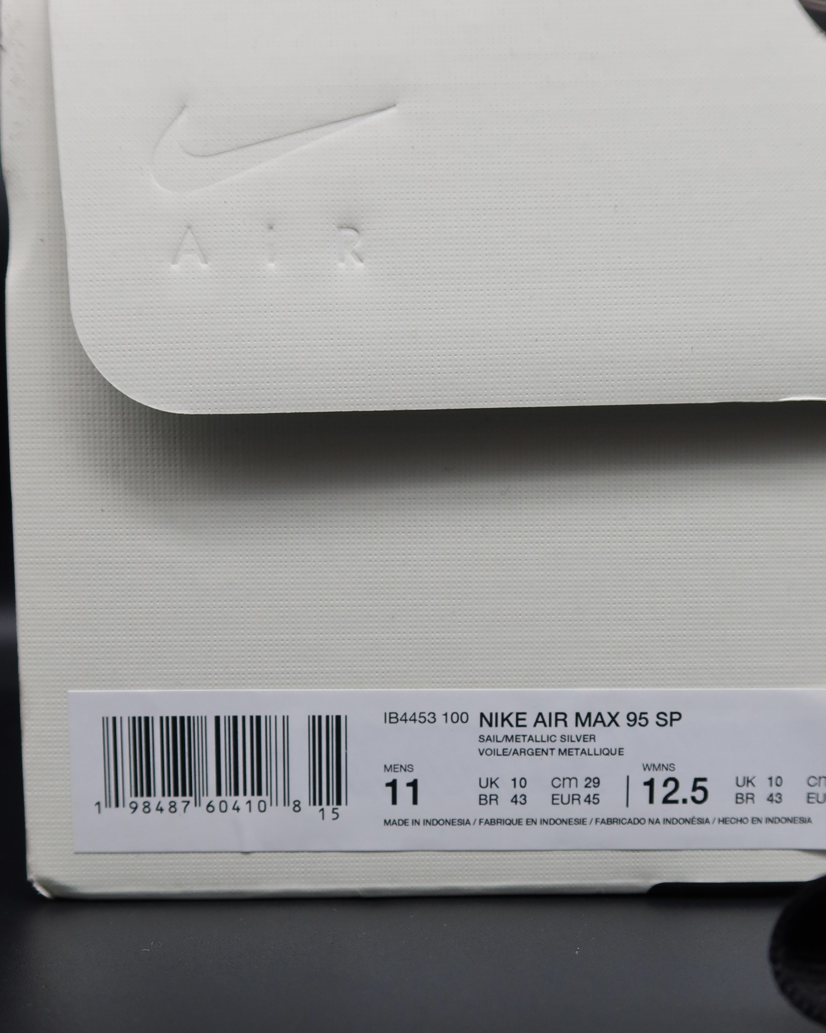 Nike Nike Air Max 95 SP Undefeated Sail Size US 11 / EU 44 - 9 Thumbnail
