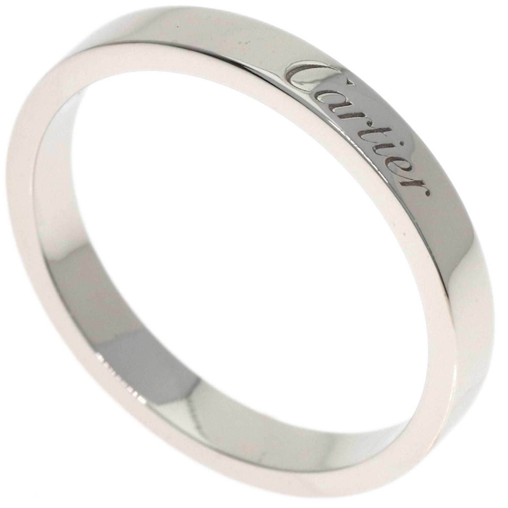 Cartier Cartier C de #57 Ring, Platinum PT950, Women's, CARTIER Size ONE SIZE - 1 Thumbnail
