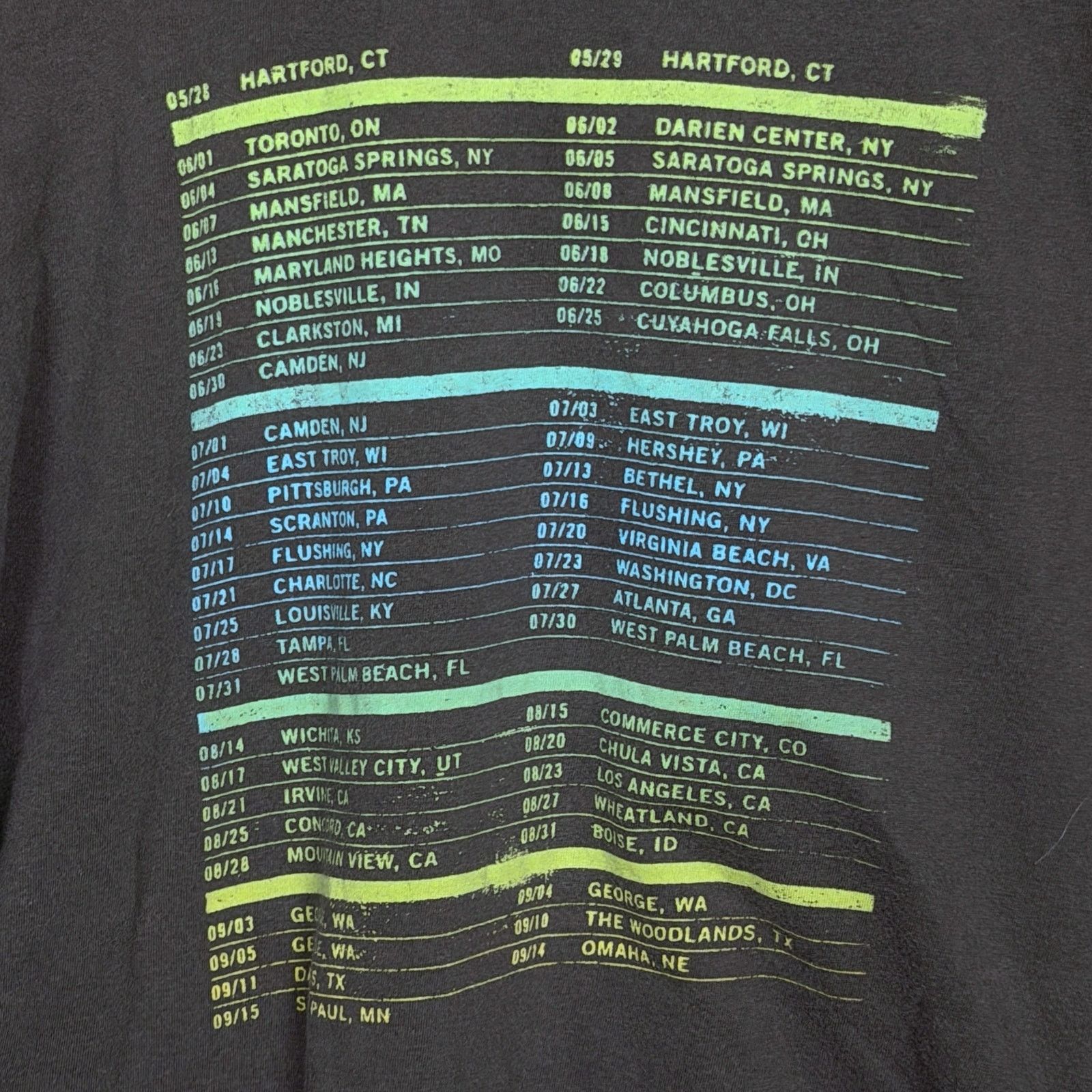 Anvil Dave Matthews Band Summer 2010 Concert Tour LS T-Shirt XL Size US XL / EU 56 / 4 - 4 Thumbnail