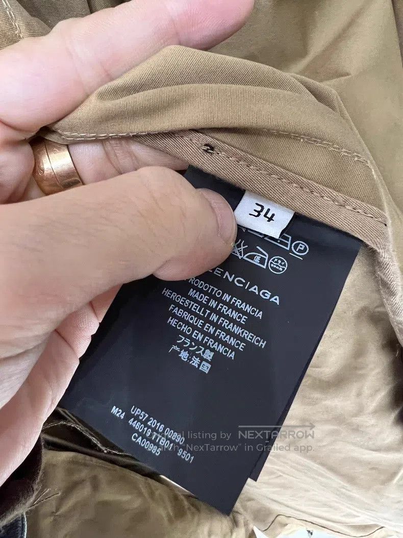 Balenciaga Balenciaga Design Windbreaker Coat Size XXS / US 00 / IT 34 - 6 Thumbnail