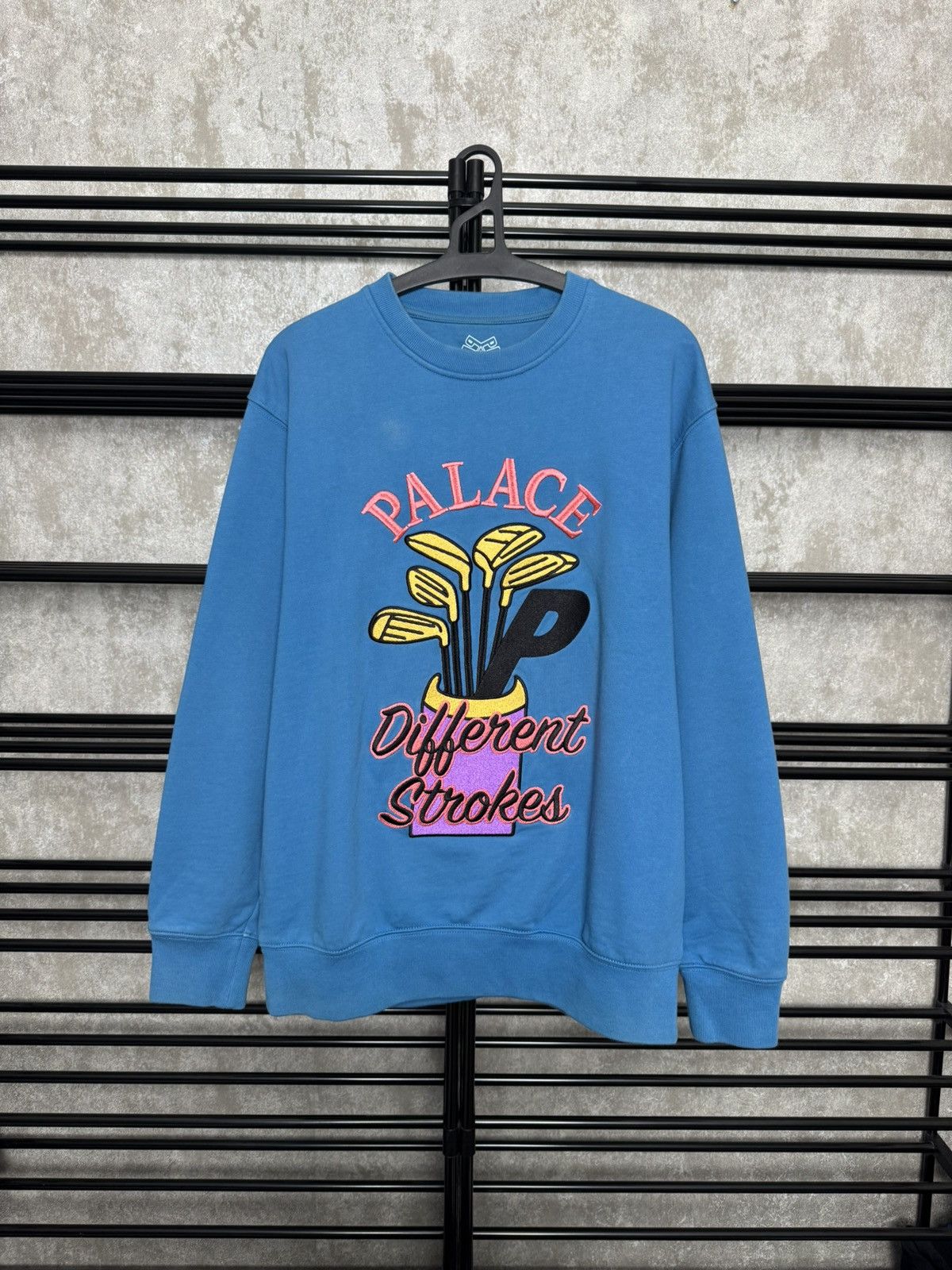 Palace Palace Skateboards DIF Strokes Crew Sweatshirt Size US M / EU 48-50 / 2 - 1 Thumbnail