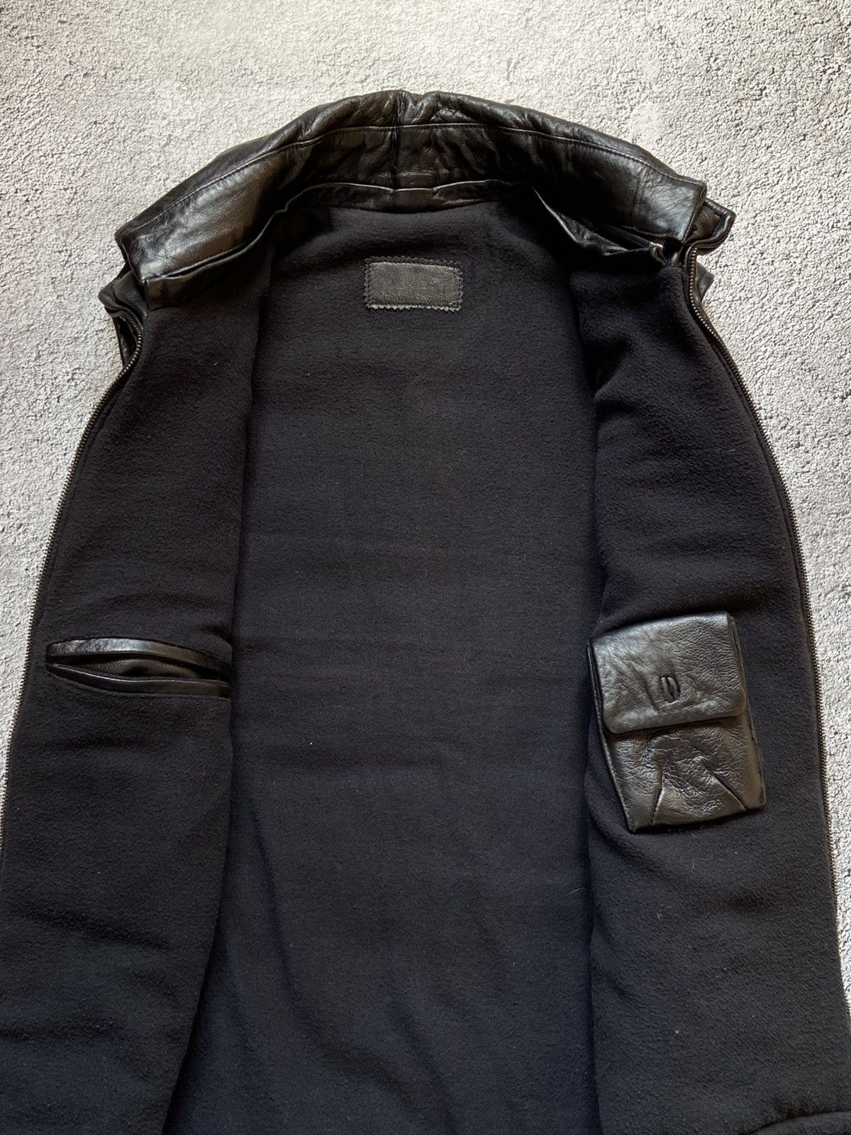 If Six Was Nine Vintage Padded Leather Vest Rick Owens Undercover Style Size US M / EU 48-50 / 2 - 8 Thumbnail