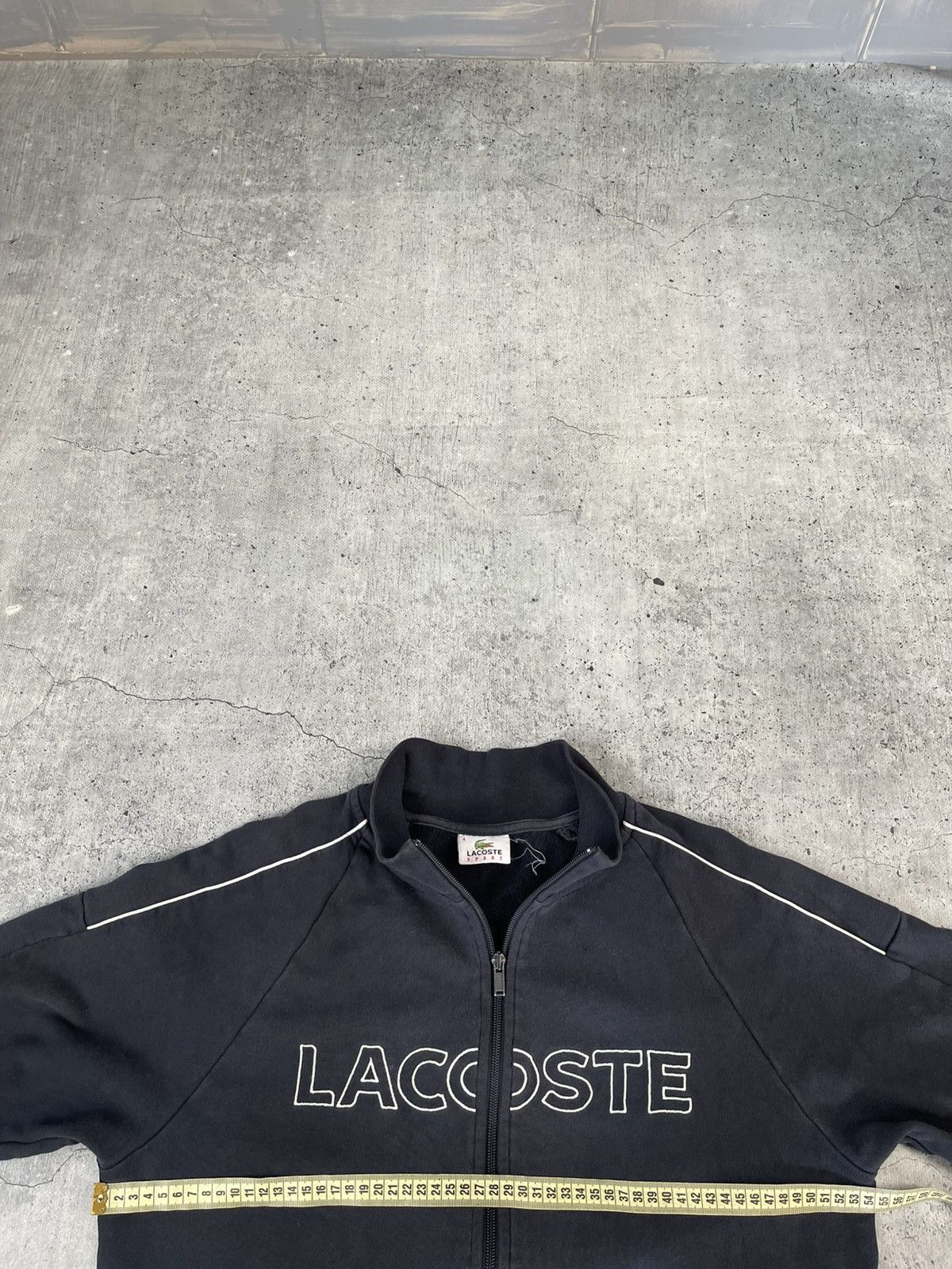 Lacoste 🐊Vintage 90s Big Logo Lacoste Zip Up rare oversized style Size US M / EU 48-50 / 2 - 6 Thumbnail