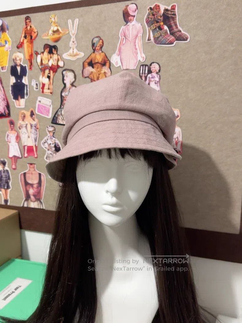 Vivienne Westwood Vivienne Westwood Linen fabric newsboy cap Size ONE SIZE - 3 Thumbnail